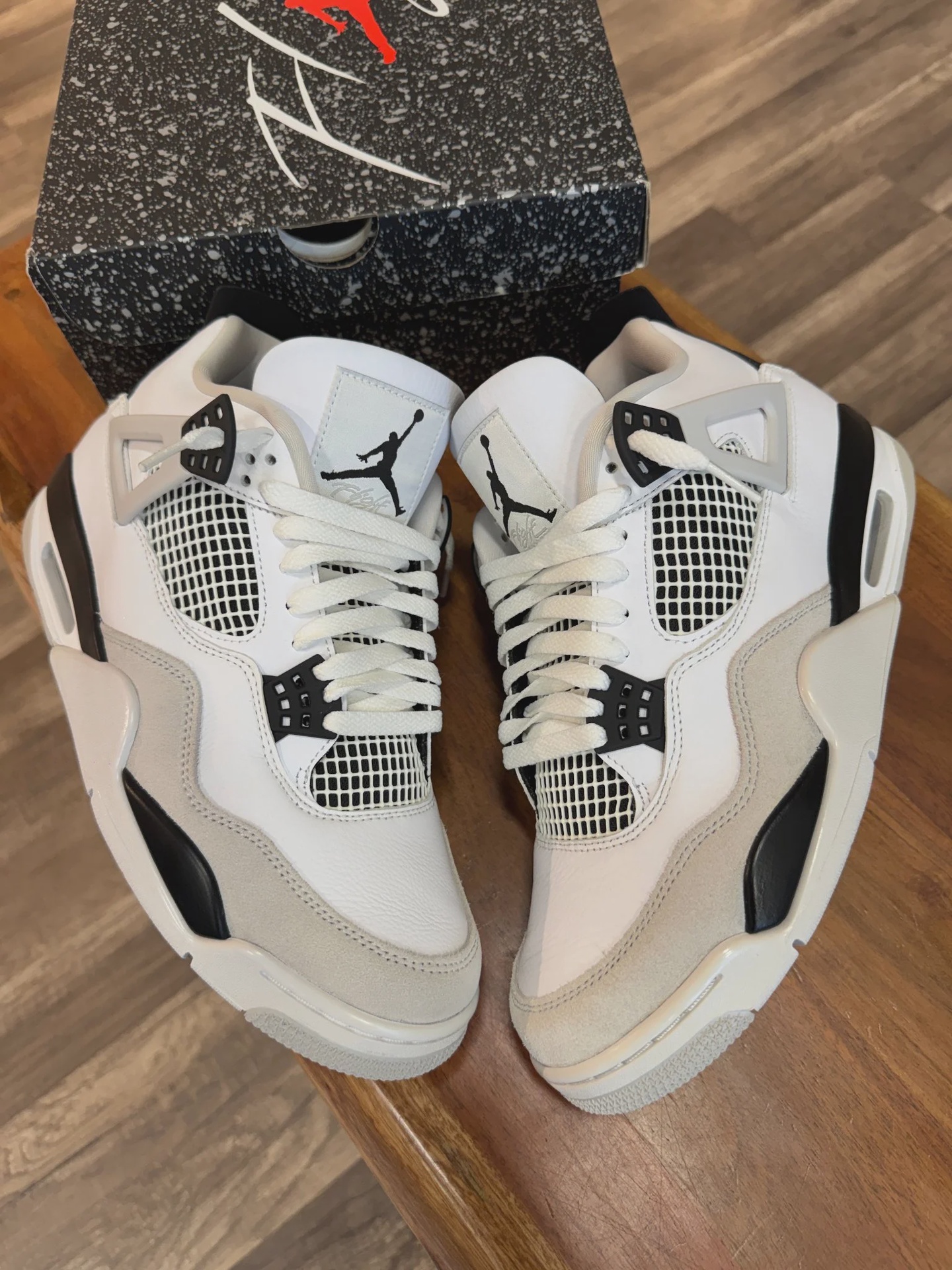 Jordan Air Jordan 4 Retro Military Black - Size US M 9.5