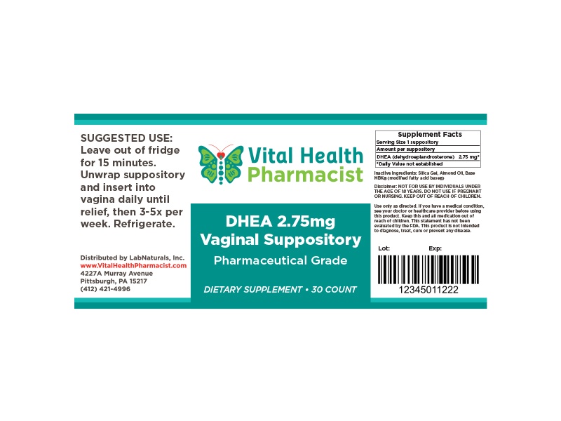 Dhea Vaginal Suppositories 30ct Shop