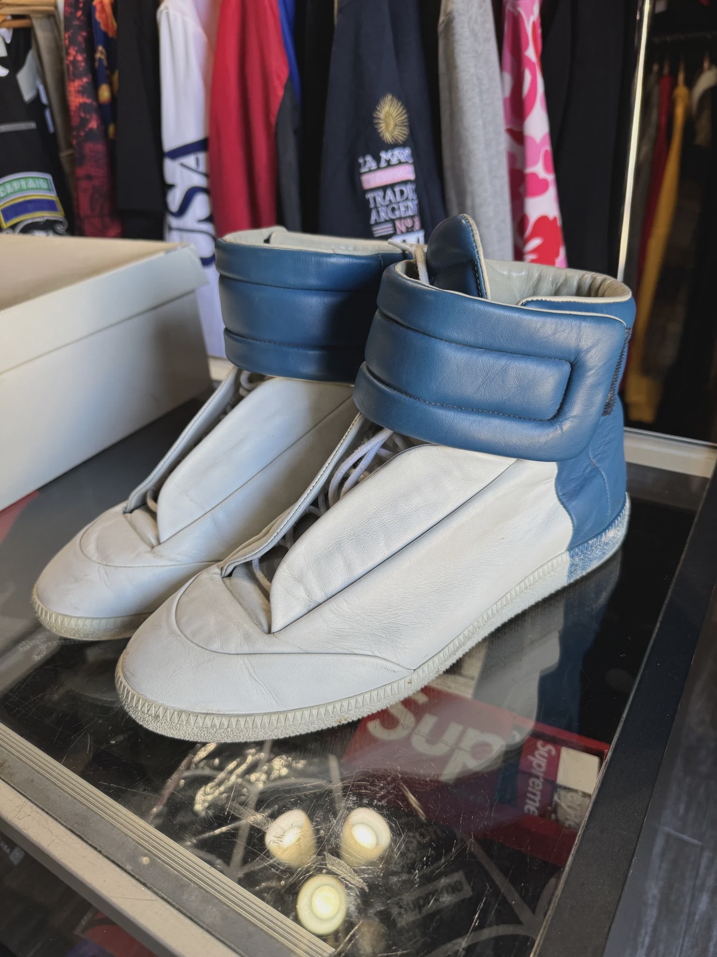 Maison. Margiela blue white • Pre-Owned [4272] - photo 2
