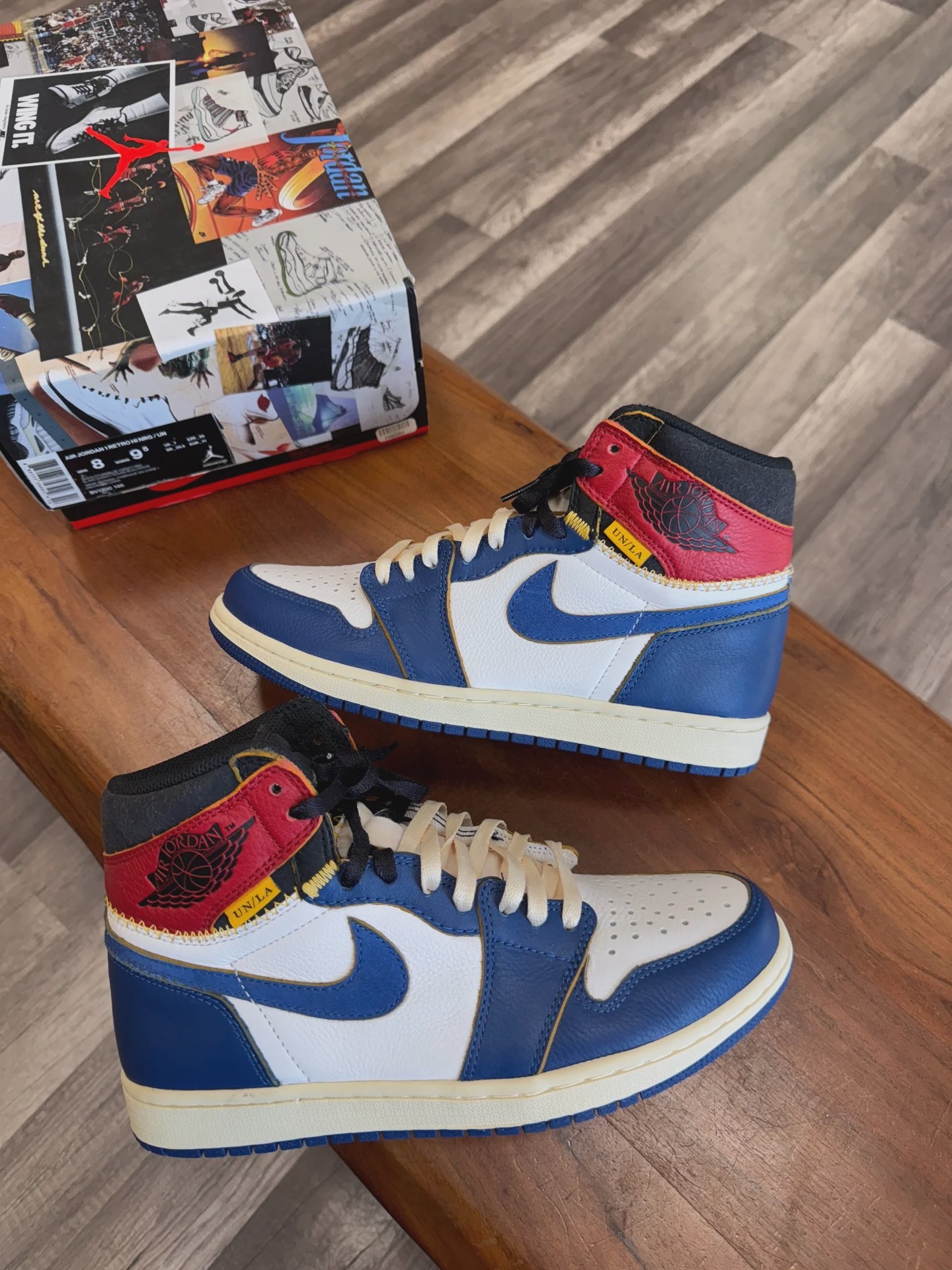 Jordan Air Jordan 1 Retro High Union Los Angeles Storm Blue - Size US M 8