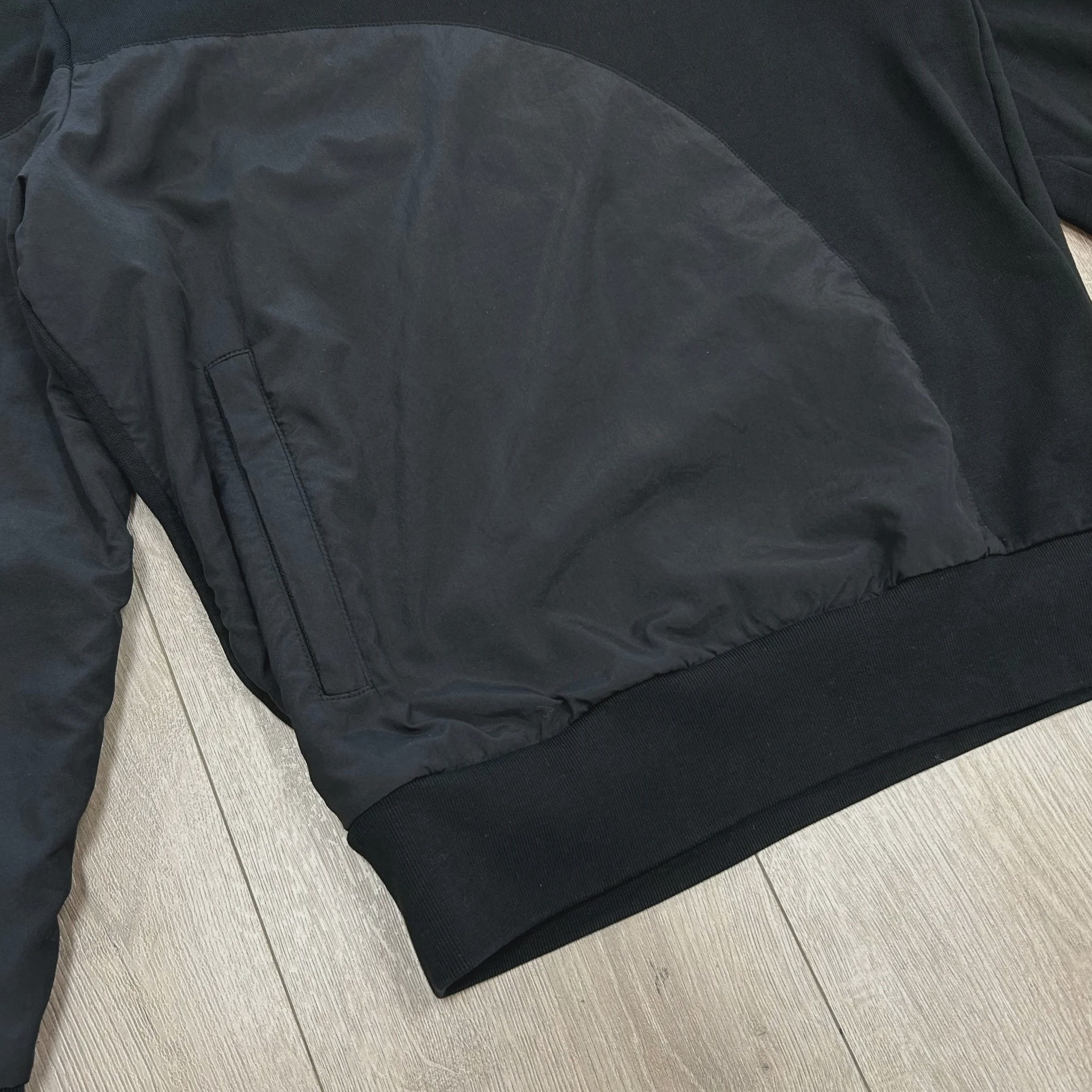 Moncler Rubberised-Logo Fleece Panel Sweatshirt • Pre-Owned [1922] - photo 8