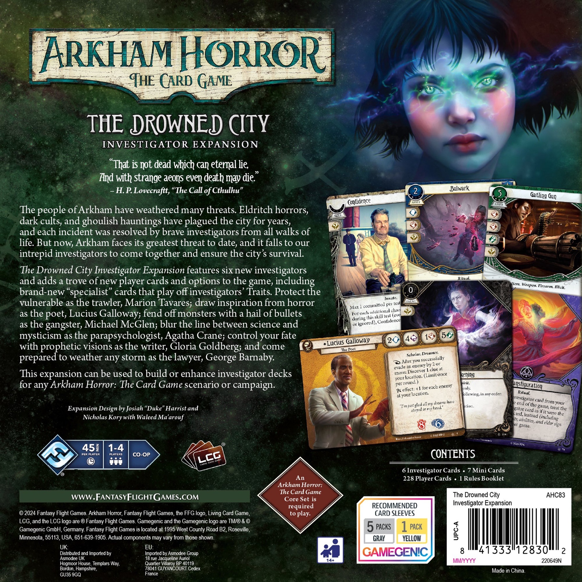 arkham horror living card game Room ArkhamDB Insert designed for games with external box dimensions of 25.4 x 29.2 x 7.6 cm Arkham Horror: The Card Game