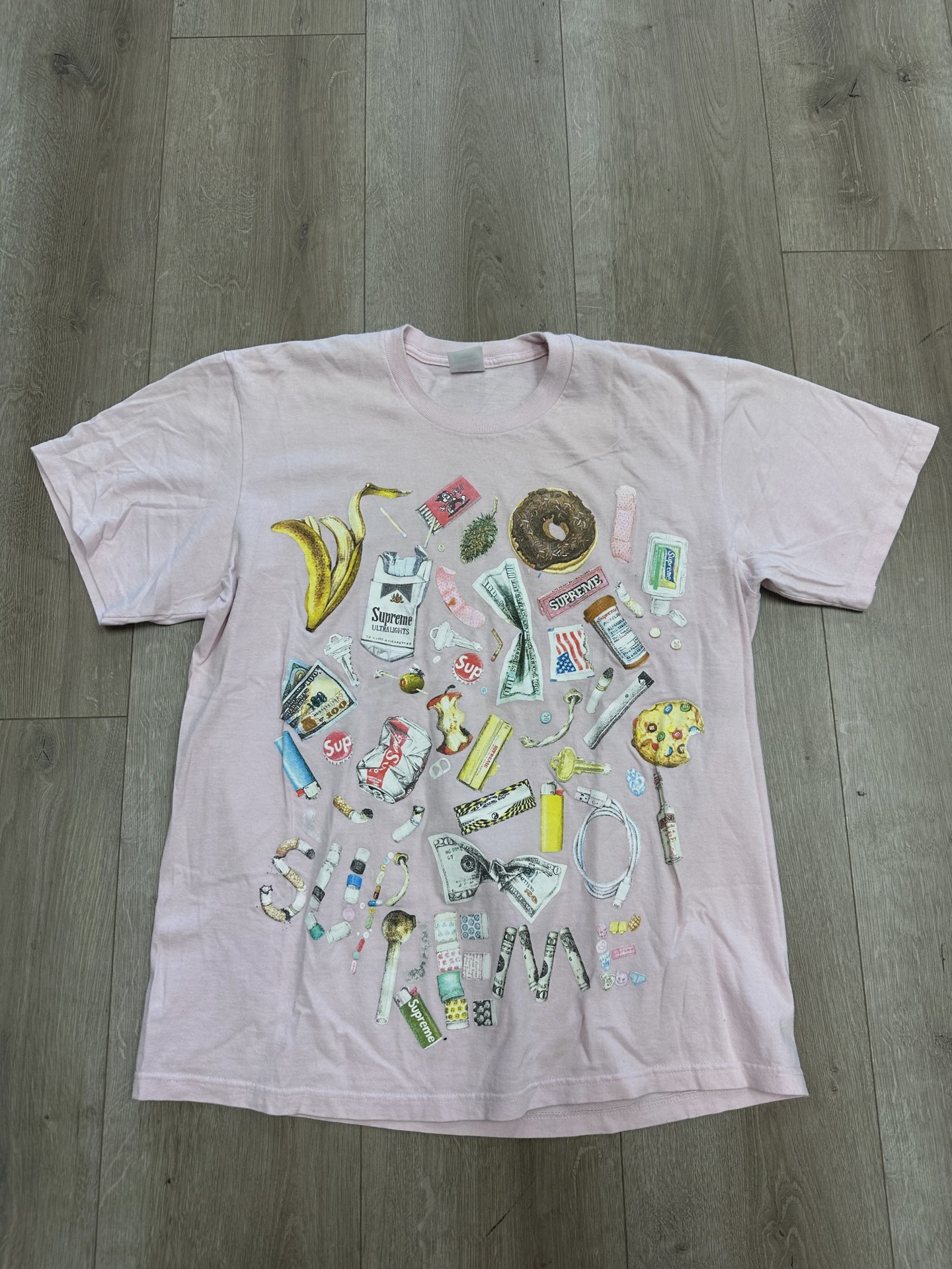 Supreme Trash Tee (SS23) Light Pink • Pre-Owned [1336]