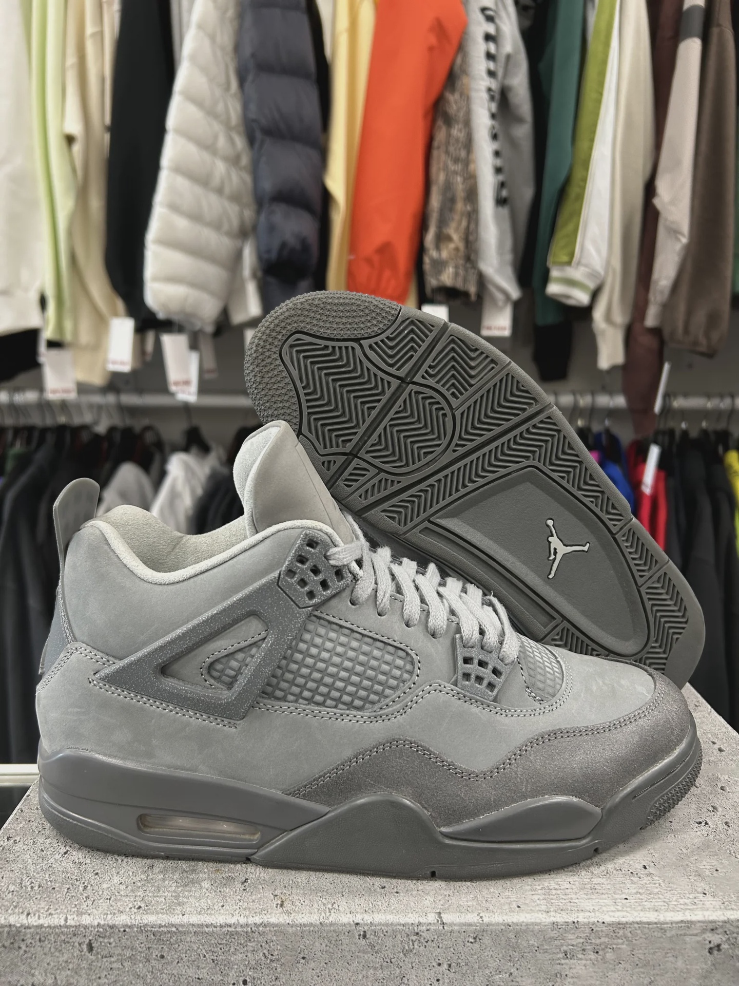Air Jordan 4 Retro SE Paris Olympics Wet Cement • Pre-Owned [6014] - photo 1