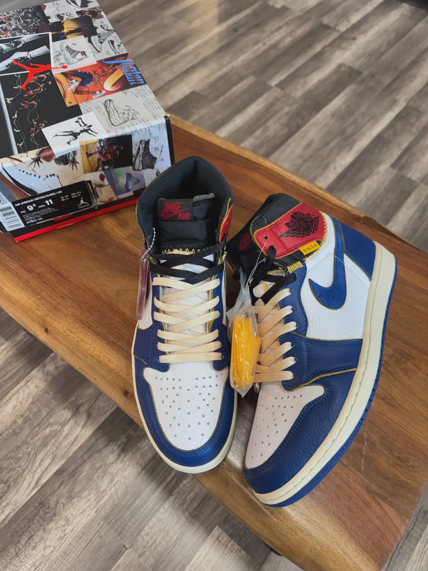 Air Jordan 1 Retro High Union Los Angeles Storm Blue • Brand New [6317] - photo 1