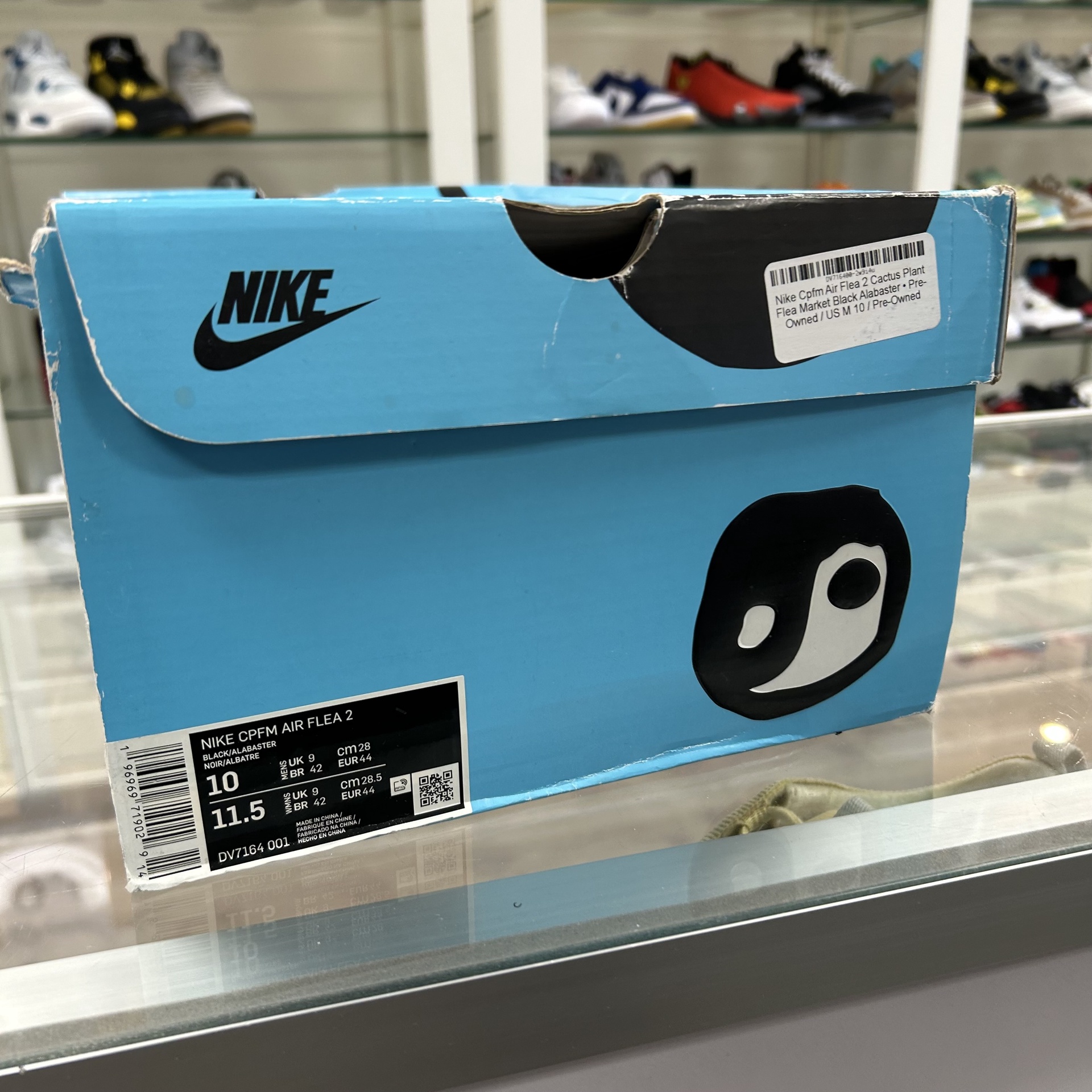 Nike Cpfm Air Flea 2 Cactus Plant Flea Market Black Alabaster • Pre-Owned 15