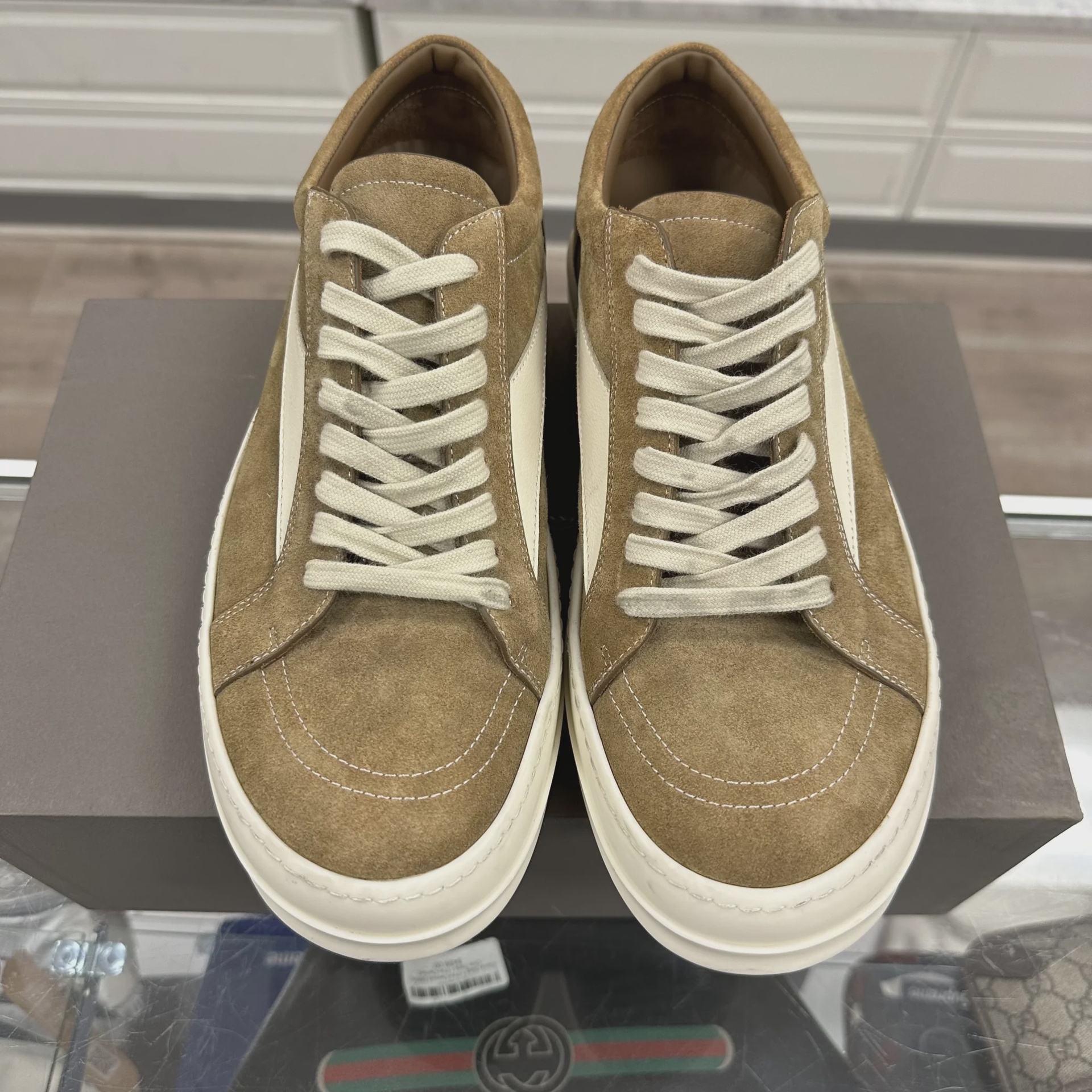 Rick Owens Vintage Sneaker 'Brown Milk' • Pre-Owned [5501] - photo 4
