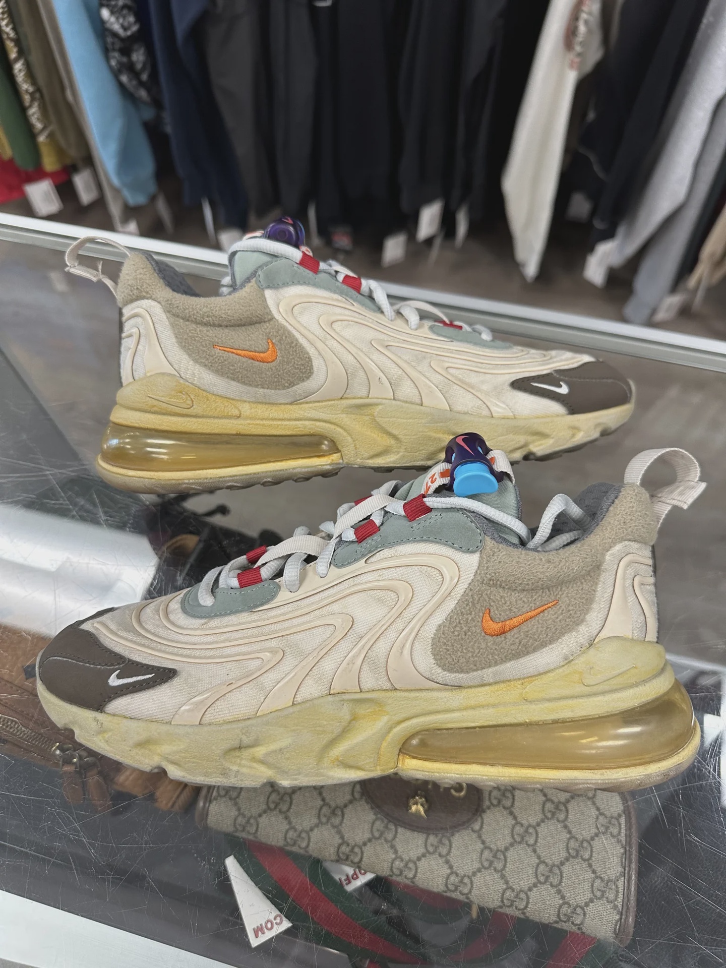 Nike Nike Air Max 270 React ENG Travis Scott Cactus Trails NO BOX - Size US M 7.5