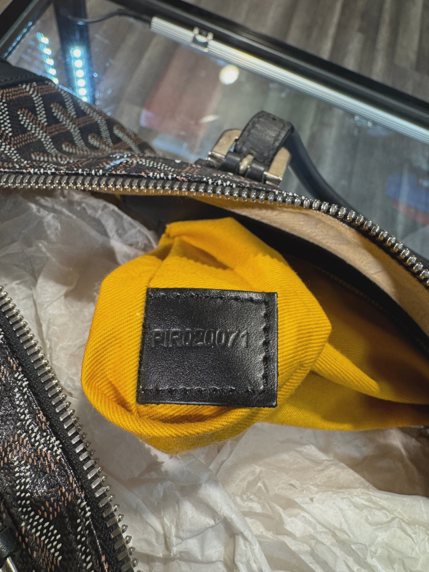 Goyard 2007 Goyardine Croisiere 35 Satchel • Pre-Owned [8892] - photo 7