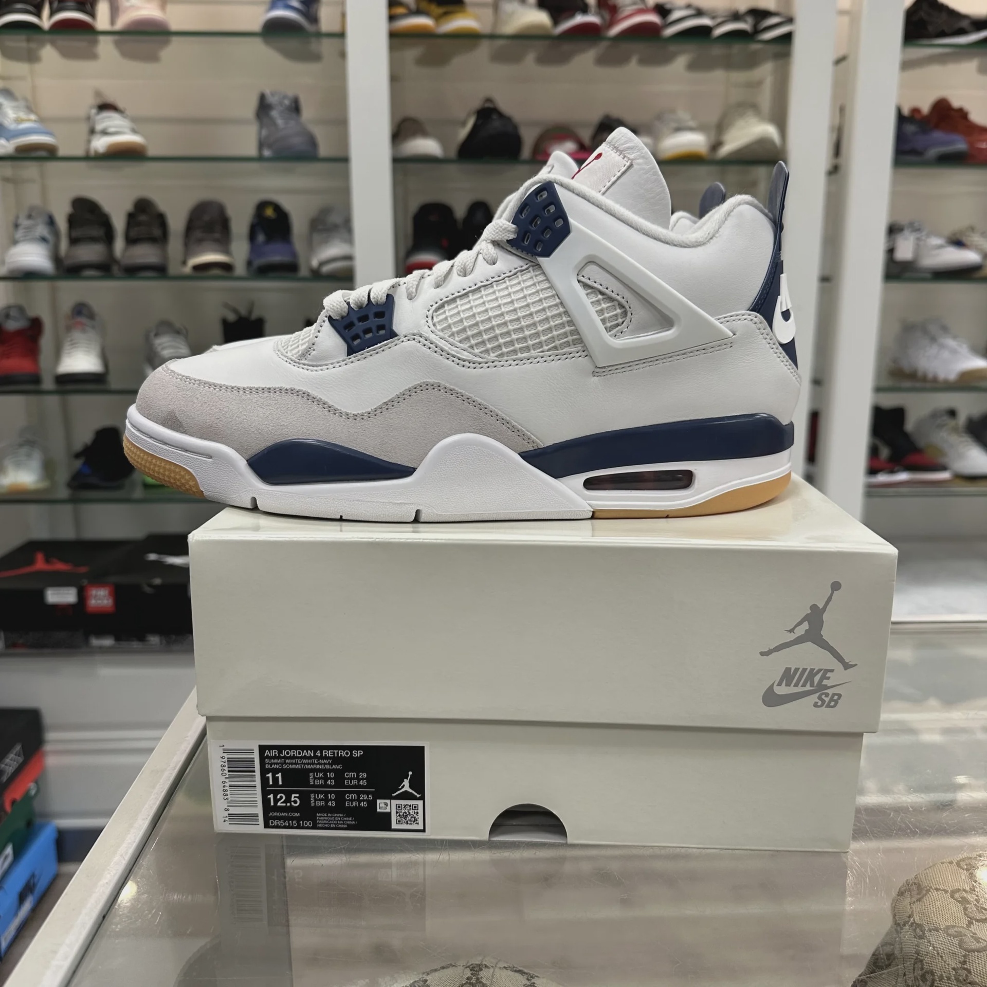 Air Jordan 4 Retro SB Navy • Pre-Owned [1442] - photo 5