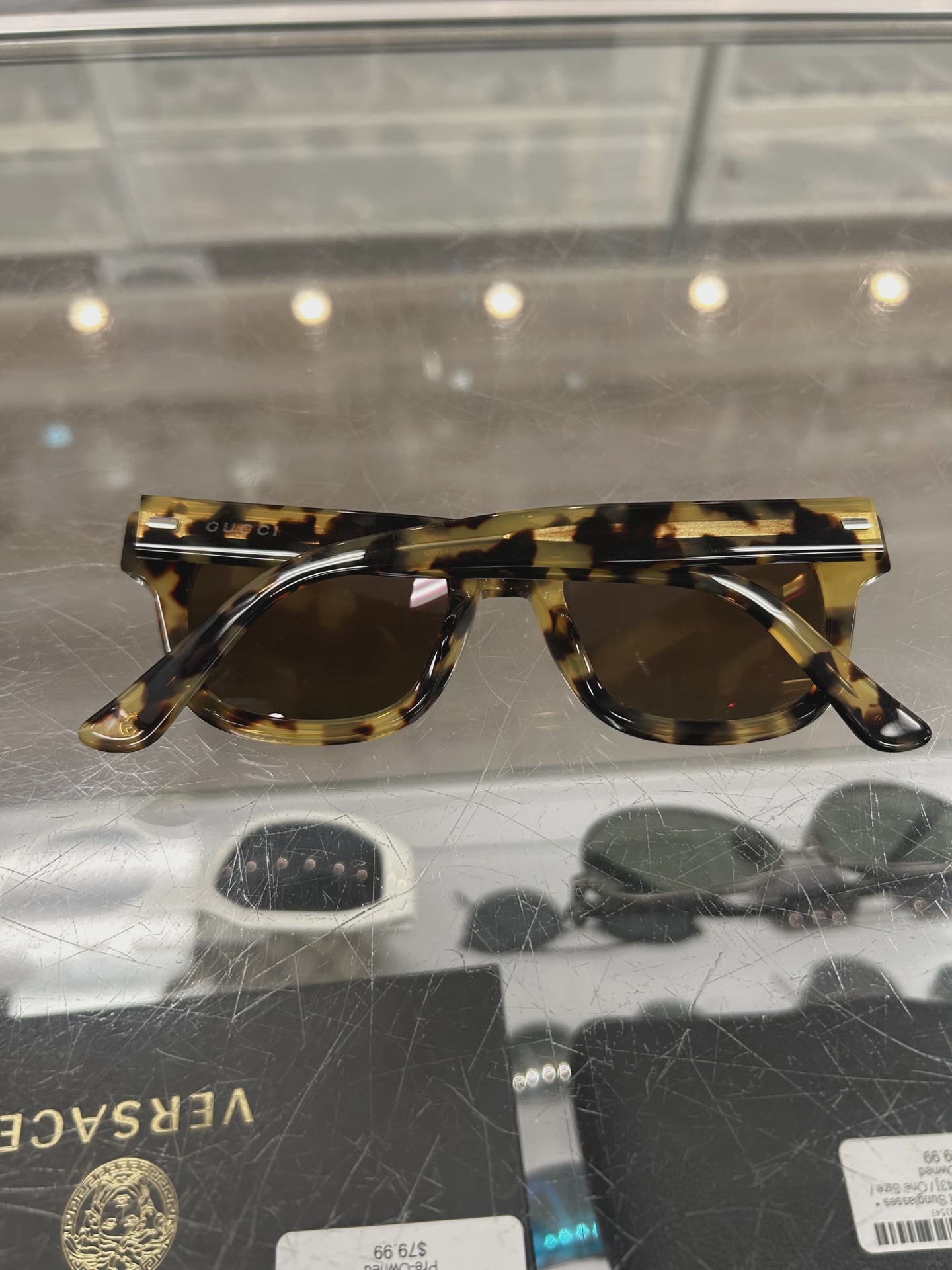 Gucci Carmel Camo Sunglasses • Pre-Owned [4827] 3