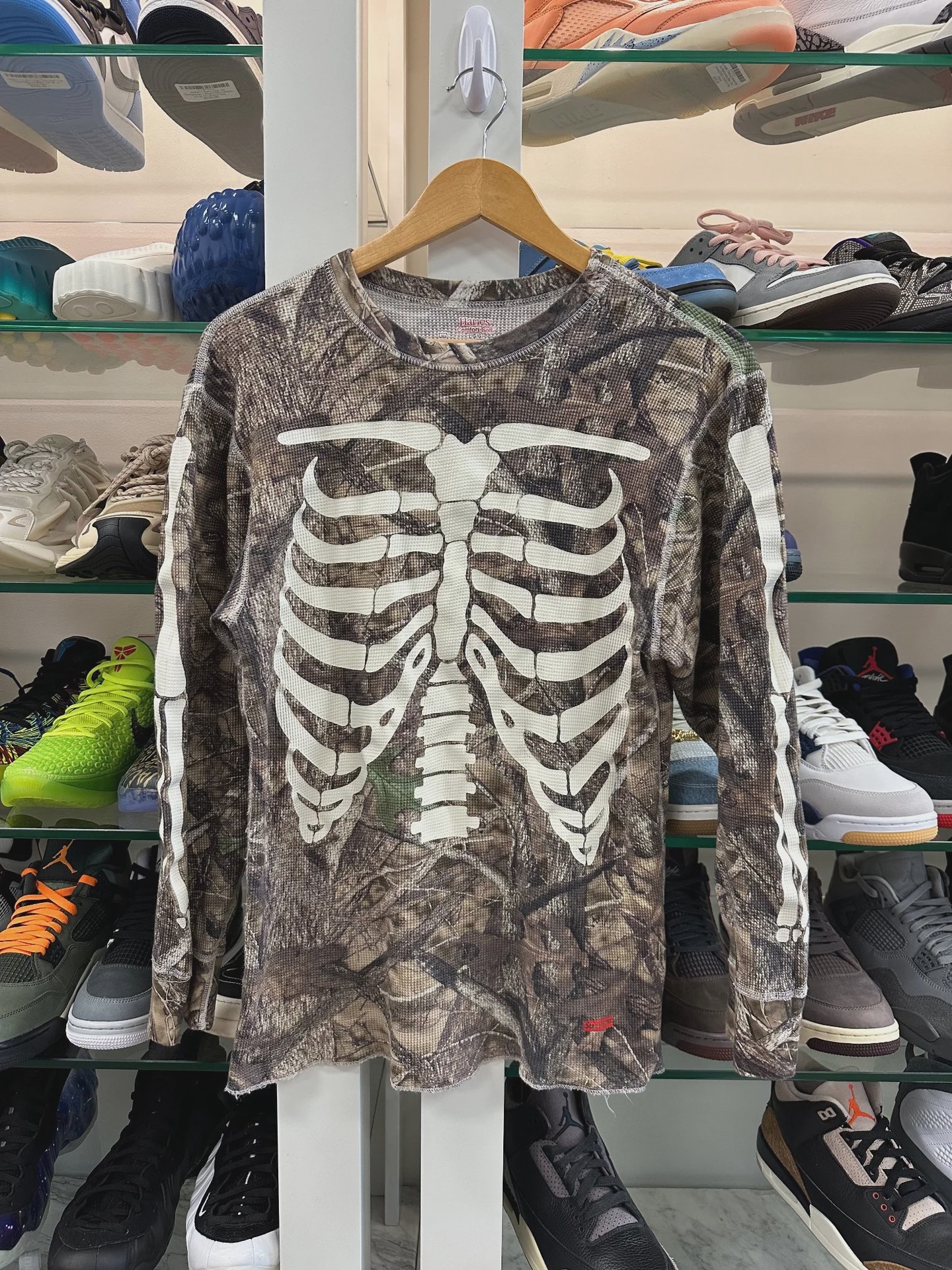 Supreme Supreme Hanes skeleton thermal camo - Size L