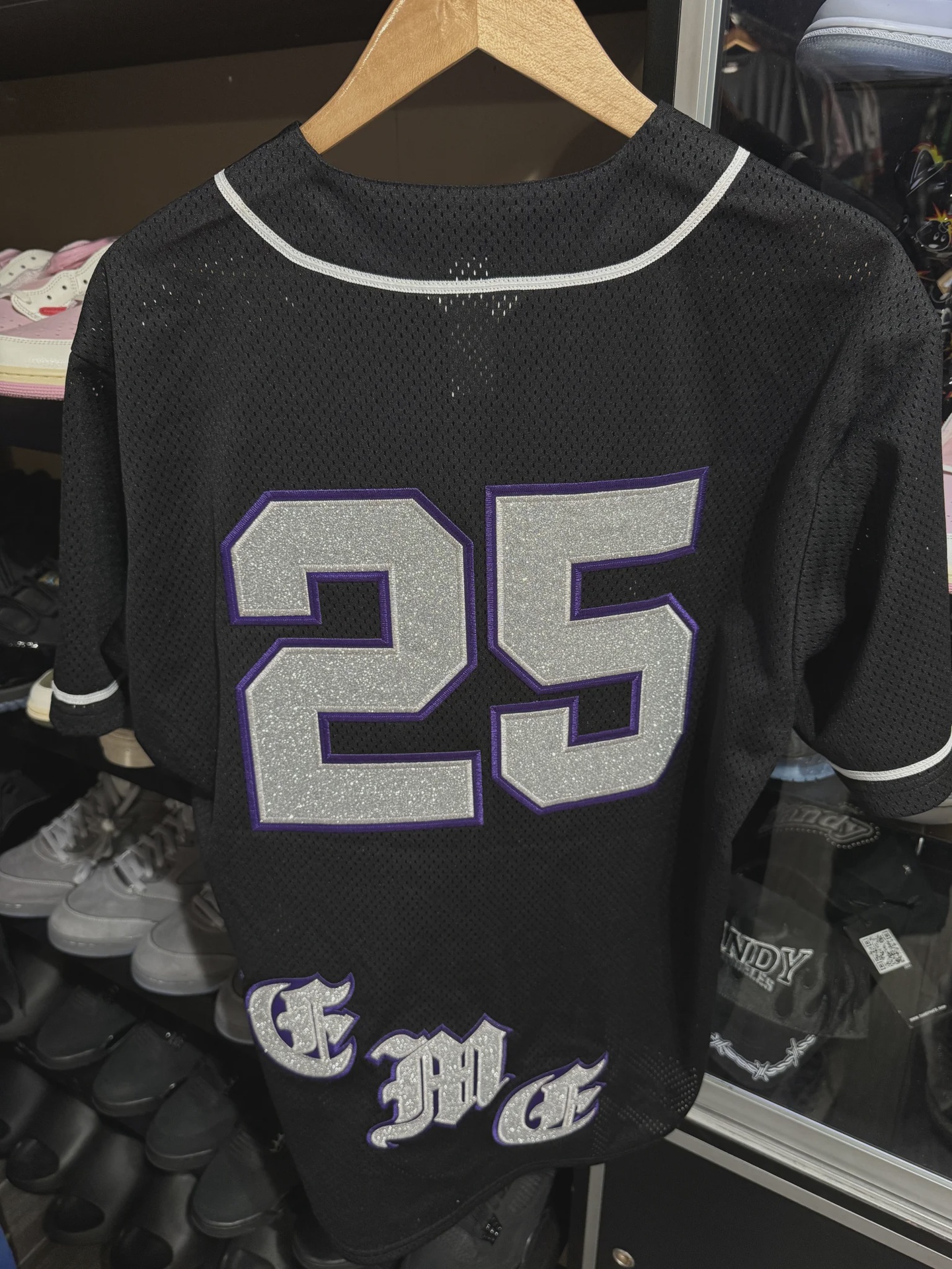 Supreme Purple Glitter Jersey • Brand New [8926] - photo 2