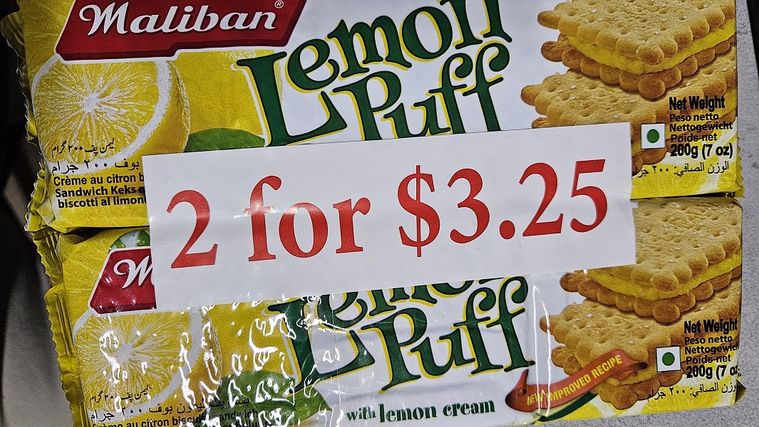 Maliban Lemon Puff 200gx2- Offer new