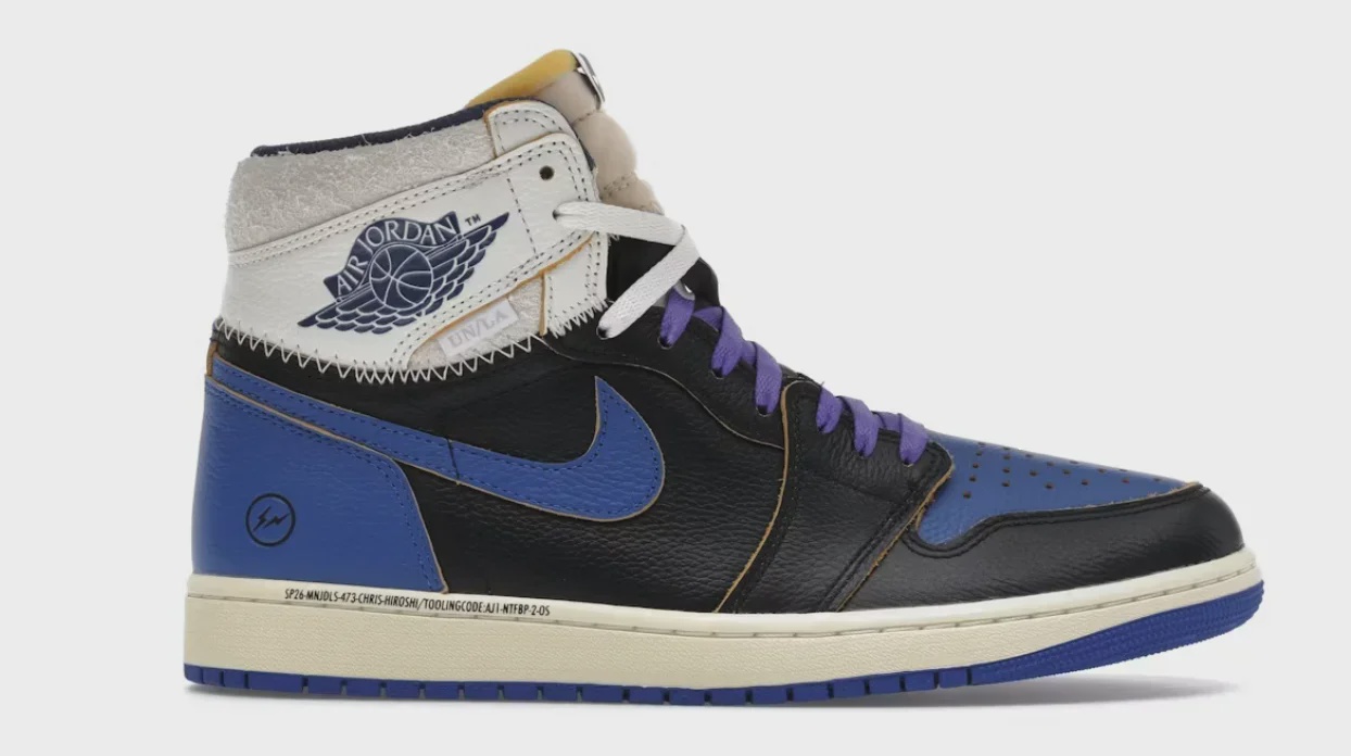Jordan Jordan 1 Retro High OG SP Fragment x Union LA Sport Royal - Size US M 11.5