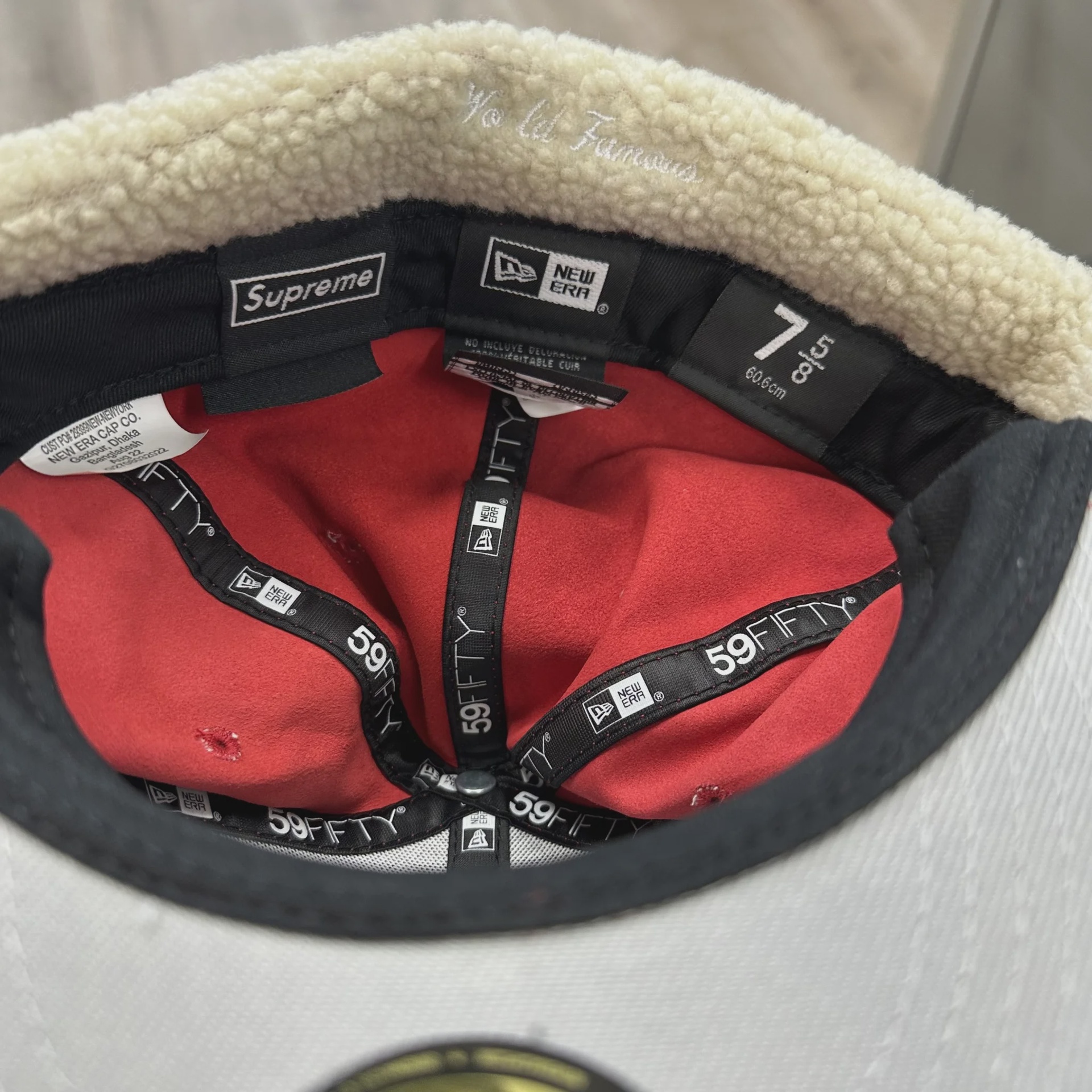 Supreme Leather Earflap Box Logo New Era • Pre-Owned [1848] - photo 2