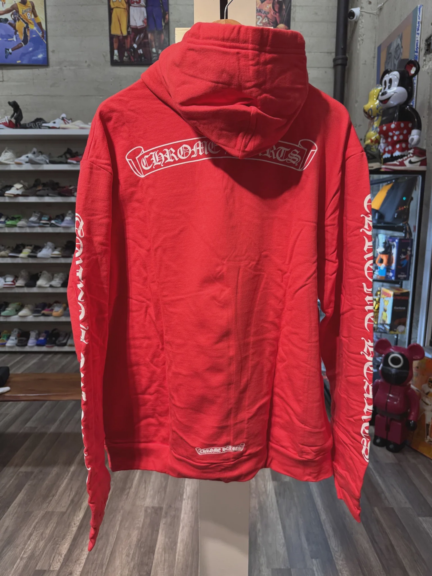 Chrome Hearts Scroll  Red Hoodie  • Pre-Owned [9970] - photo 6