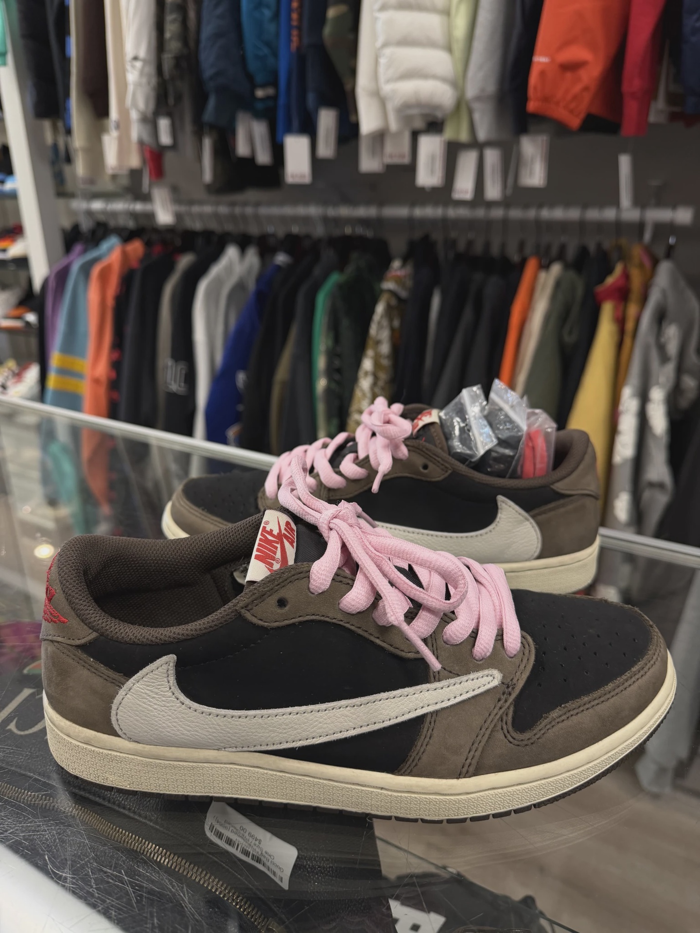 Air Jordan 1 Retro Low Original SP Travis Scott Mocha NO BOX  Pre-Owned [5806]