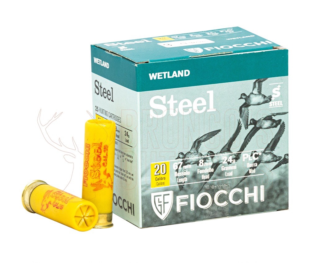 Fiocchi 20 Gauge Steel  24 Gram 2 1/2" Size 4