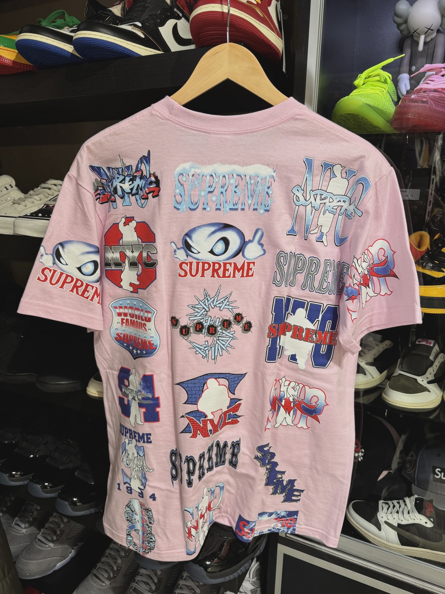 Supreme Flash Tee Light Pink size M • Brand New [4819] 2