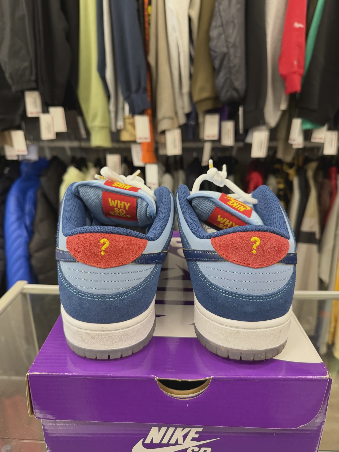 Nike SB Dunk Low Pro Why So Sad? • Pre-Owned [1653] - photo 4