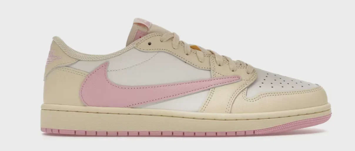 Jordan Jordan 1 Retro Low OG SP Travis Scott Shy Pink - Size US M 8.5