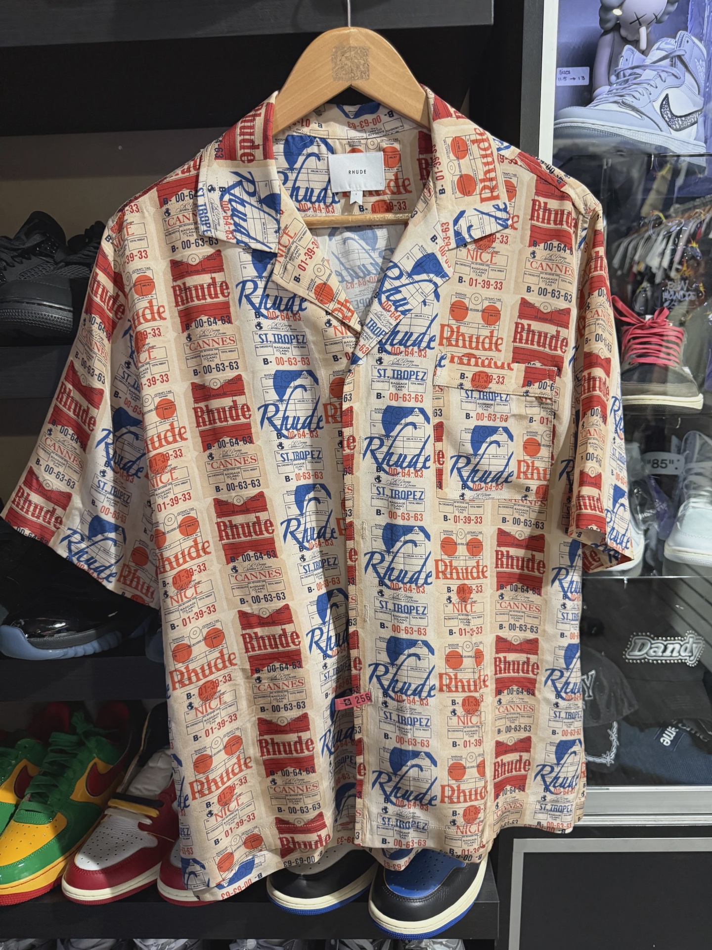 RHUDE Voyage de Rhude silk shirt • Pre-Owned [6064]
