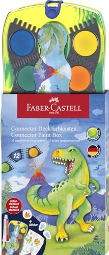 Faber-Castell - Connector Paint Box 12 Colours Kids