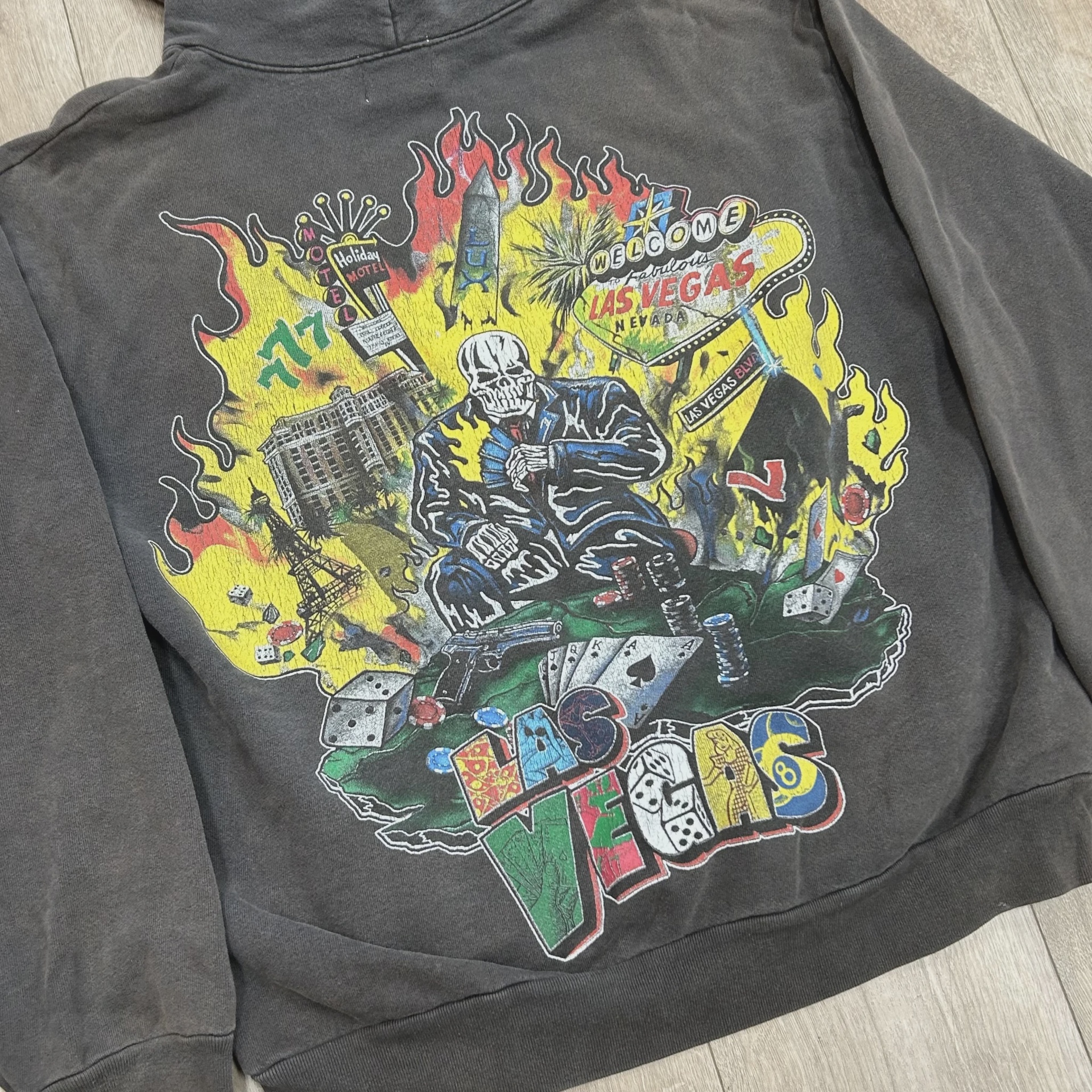 Warren Lotas "Broken Tables" Las Vegas Hooded Sweatshirt • Pre-Owned [6178] 4