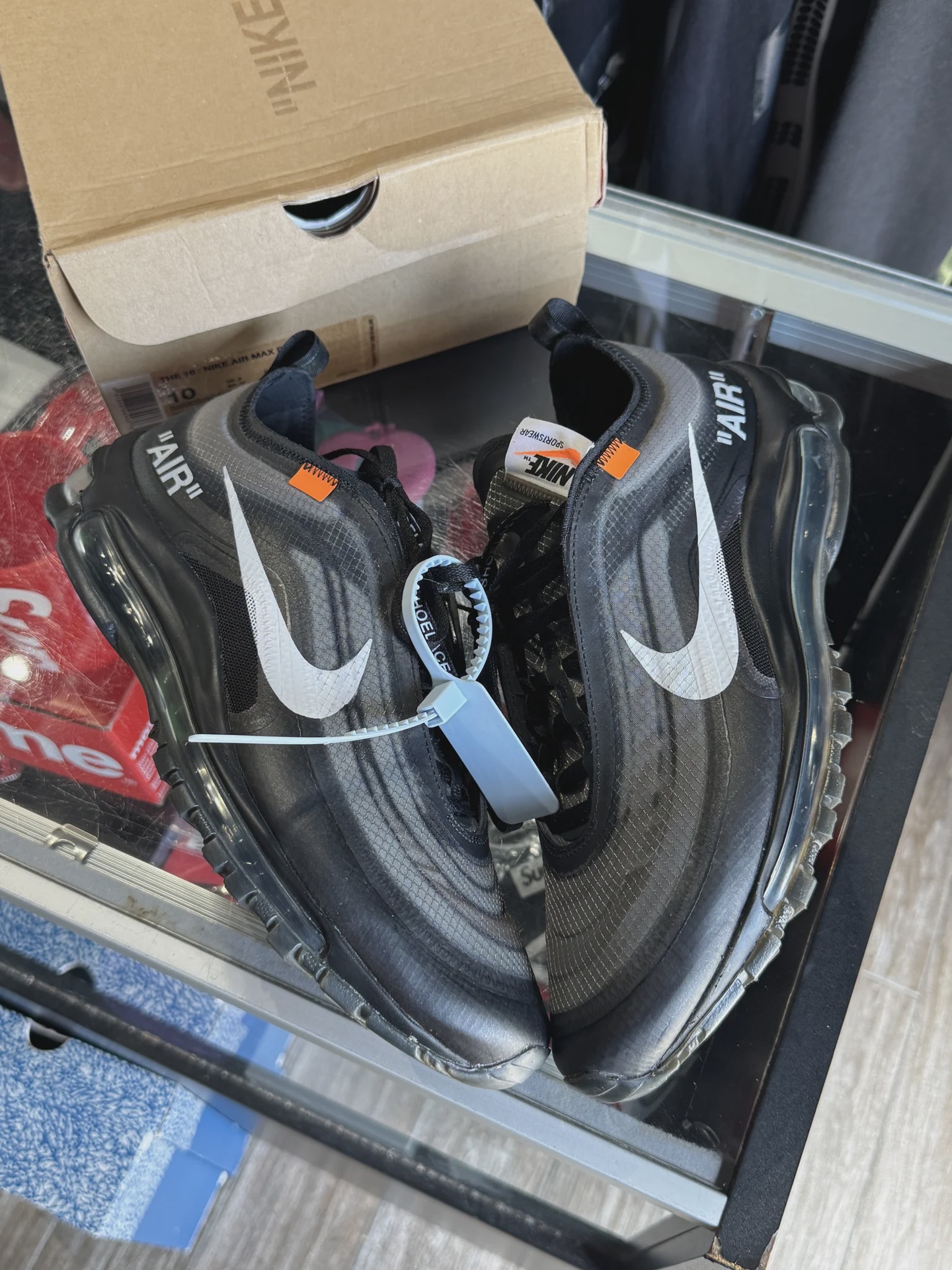 Nike Nike Air Max 97 Off-White Black - Size US M 10