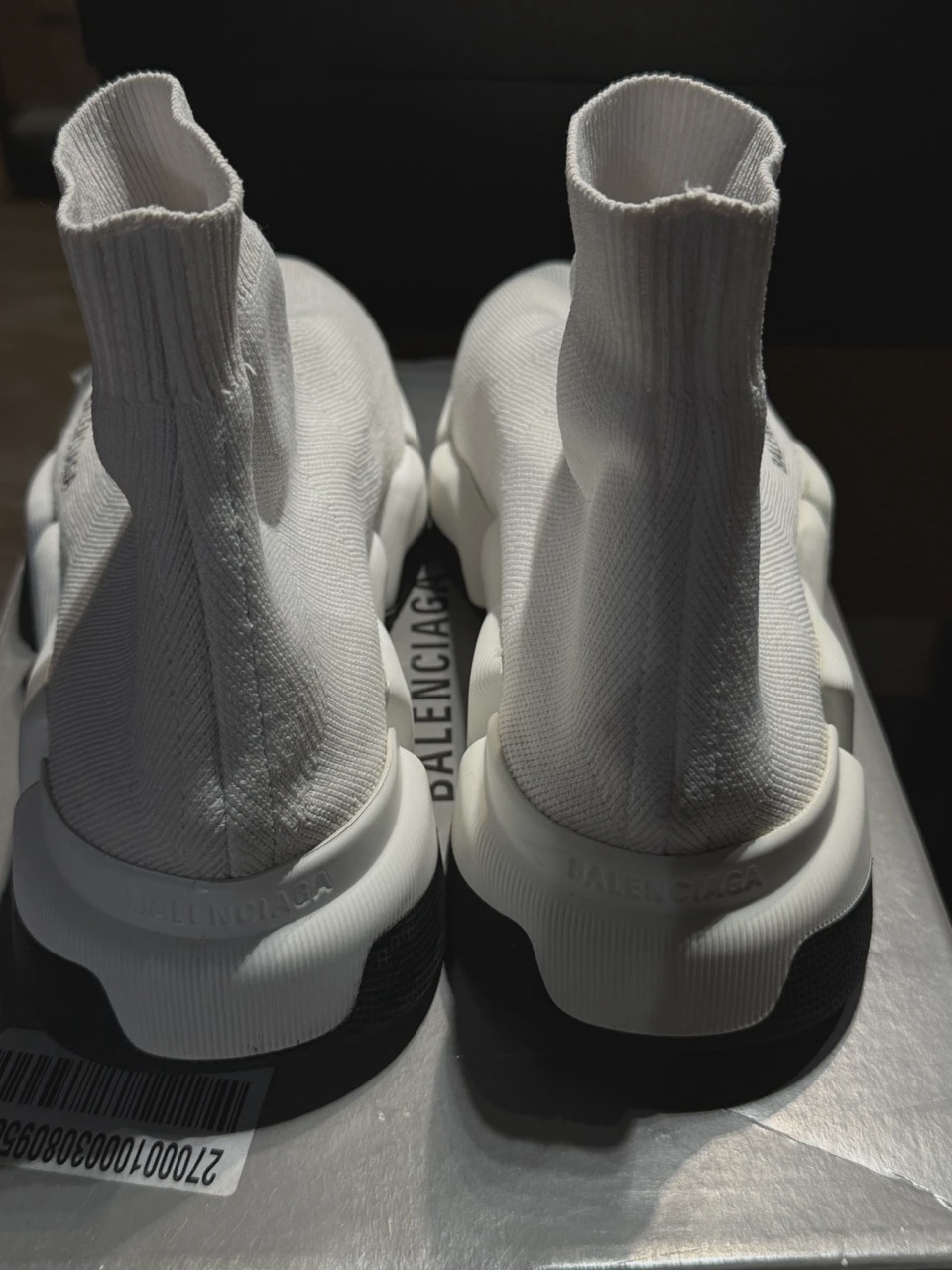 Balenciaga Speed White trainer  • Pre-Owned [0109] 3
