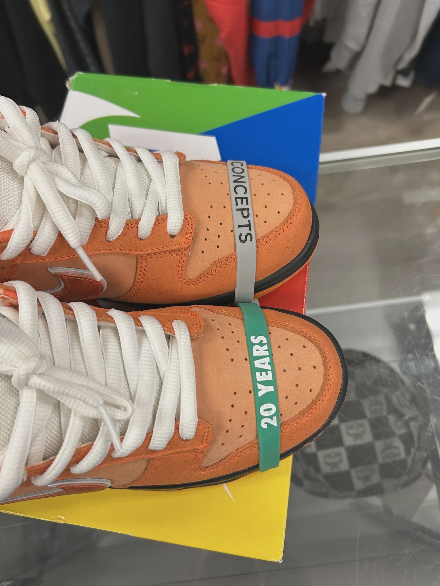Nike SB Dunk Low Concepts Orange Lobster • Pre-Owned [6633] - photo 5