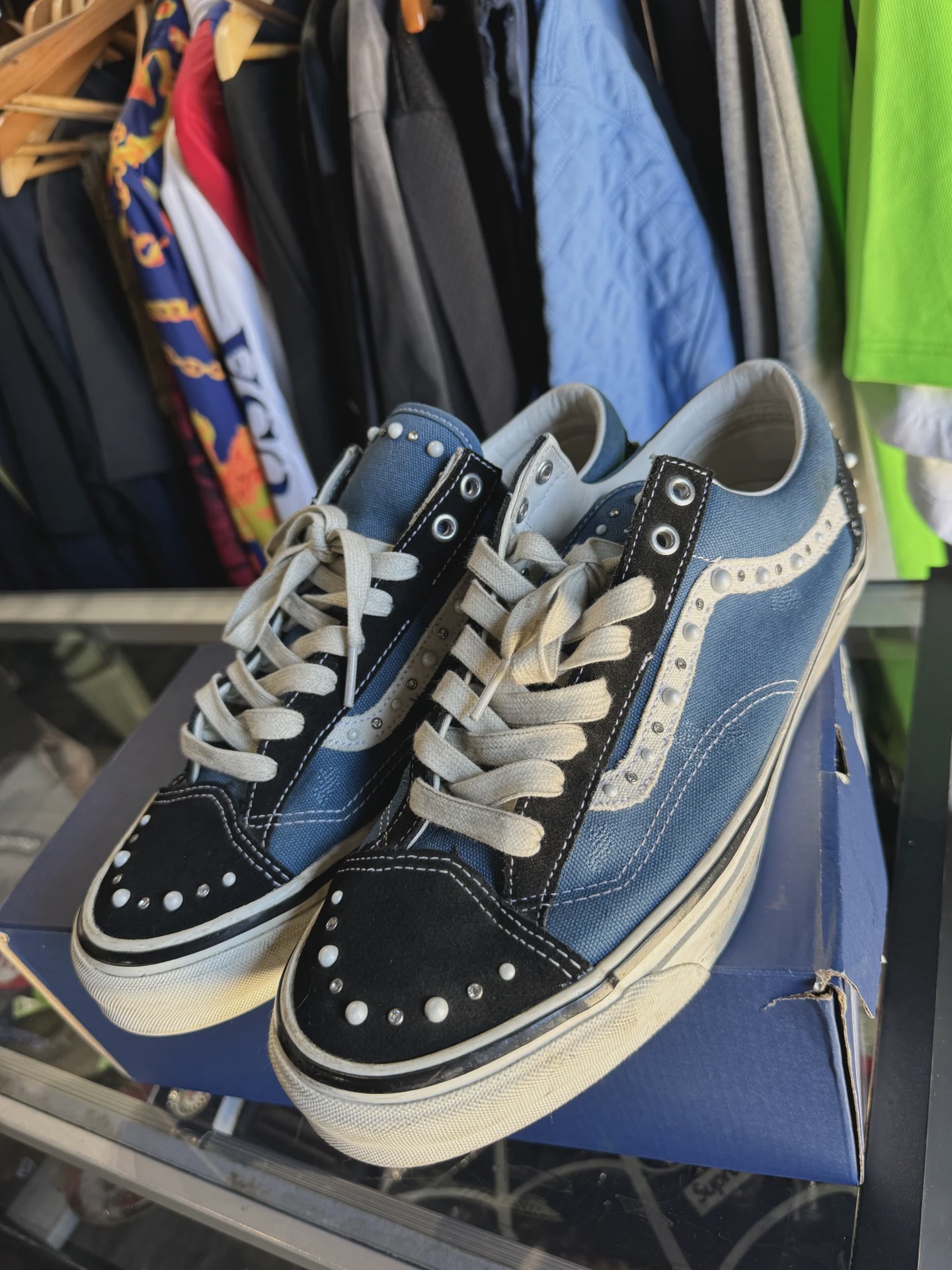 Vans LX Old Skool 36 Pearlized Pack Black Navy • Pre-Owned [8006] - photo 1