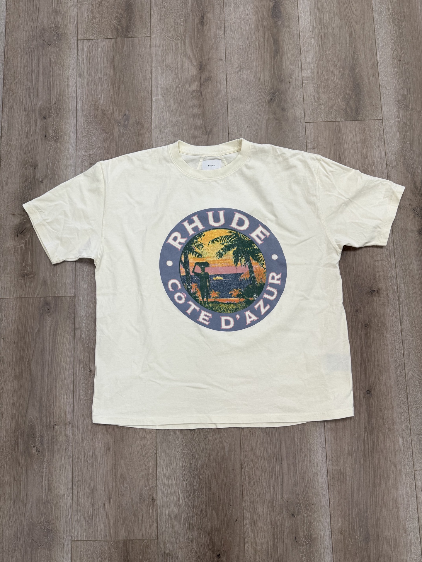 Rhude Lago Tee 'Vintage White' - Pre-Owned