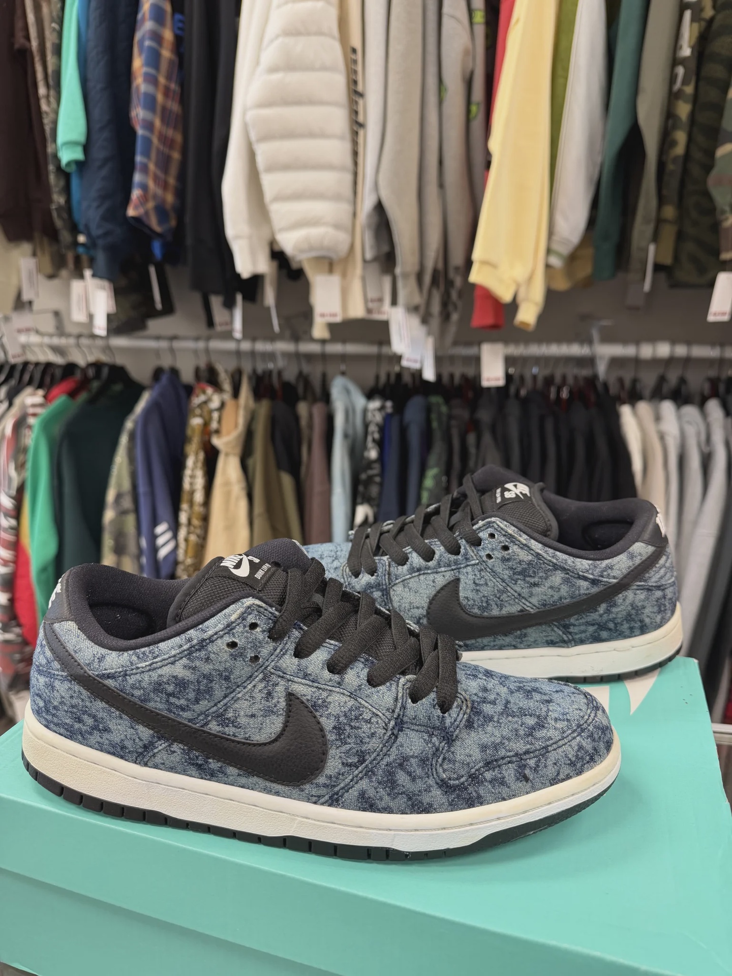 Nike SB Dunk Low Bleached Denim rep box [6701]