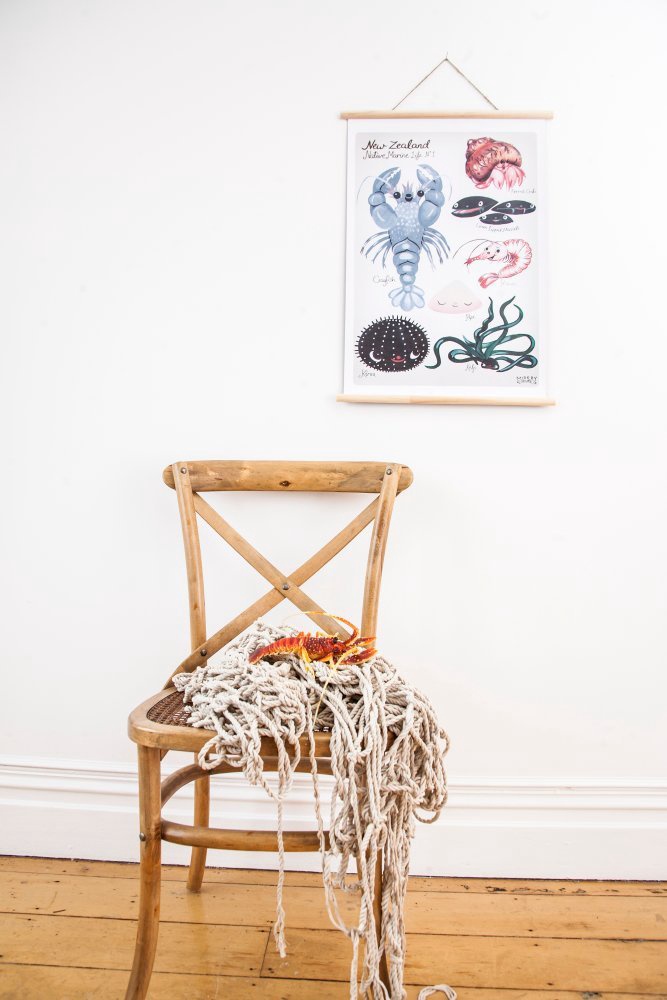 Misery Guts Native Marine Life  SIZE A2