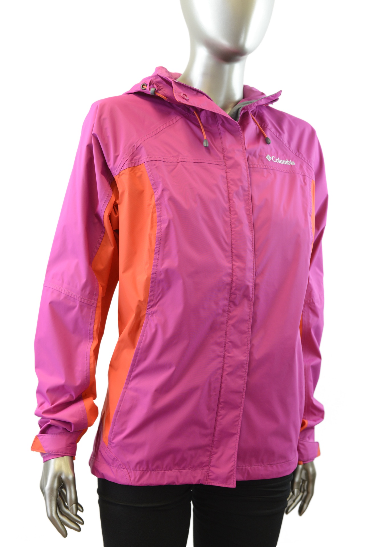 Columbia Rl2111 697 Arcadia Rain Jacket Pinkorange Spring