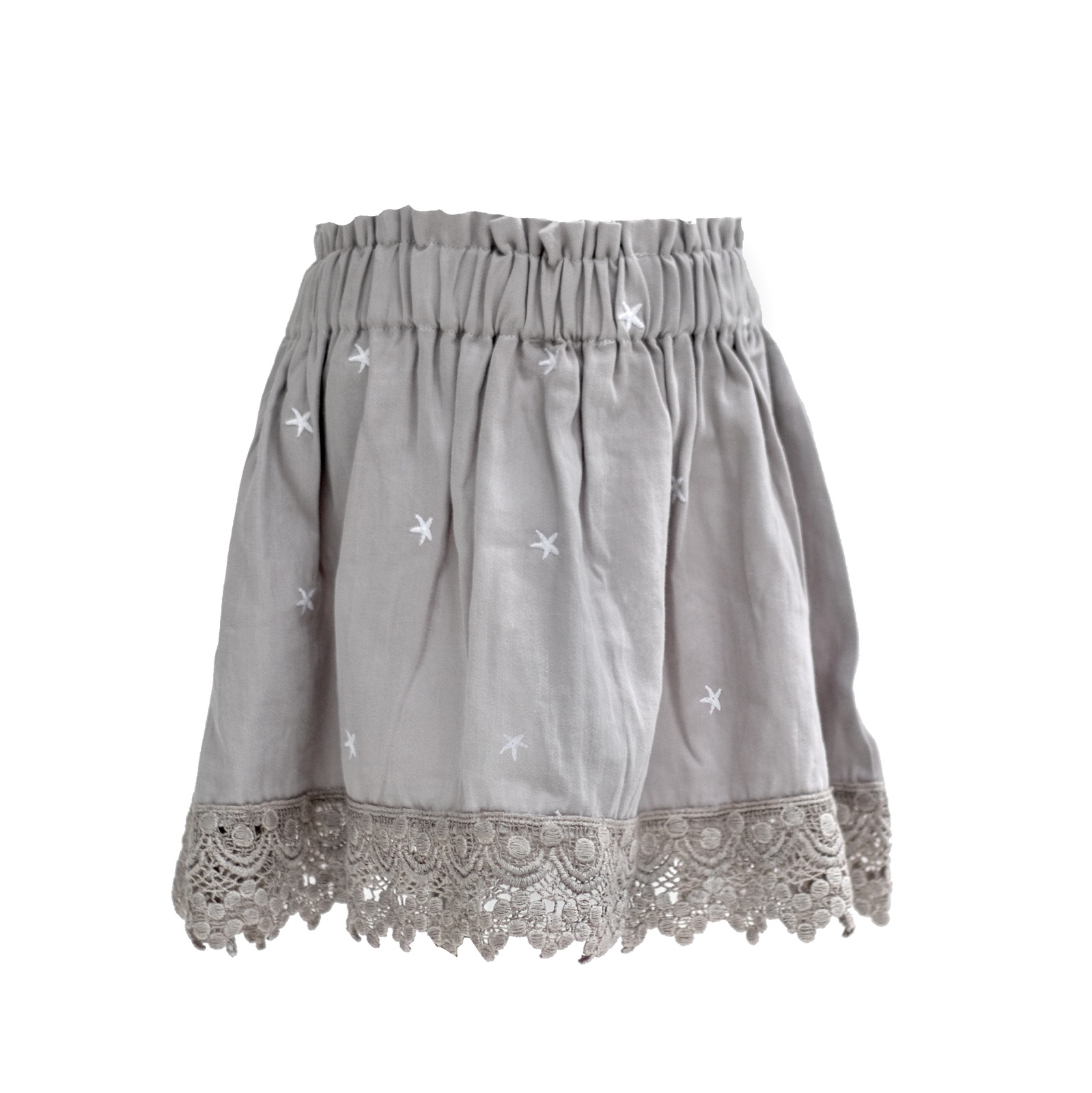 GREY STAR EMBROIDERED EVIE SKIRT