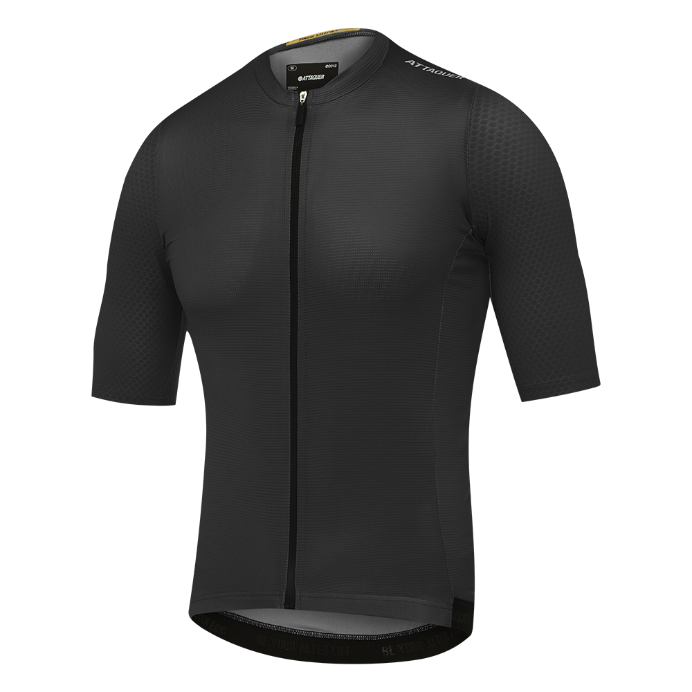 ATQ Mens Race Ultra Aero SS Jersey Black