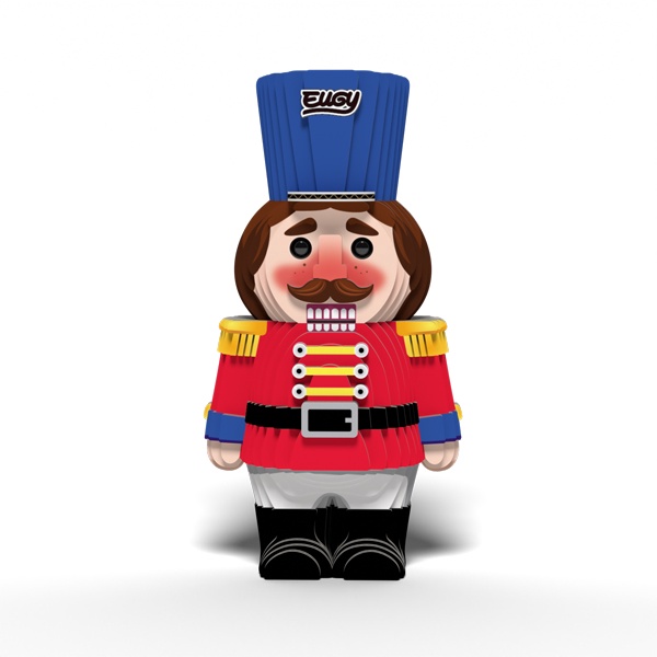Eugy - Christmas 3D Cardboard Model Kit