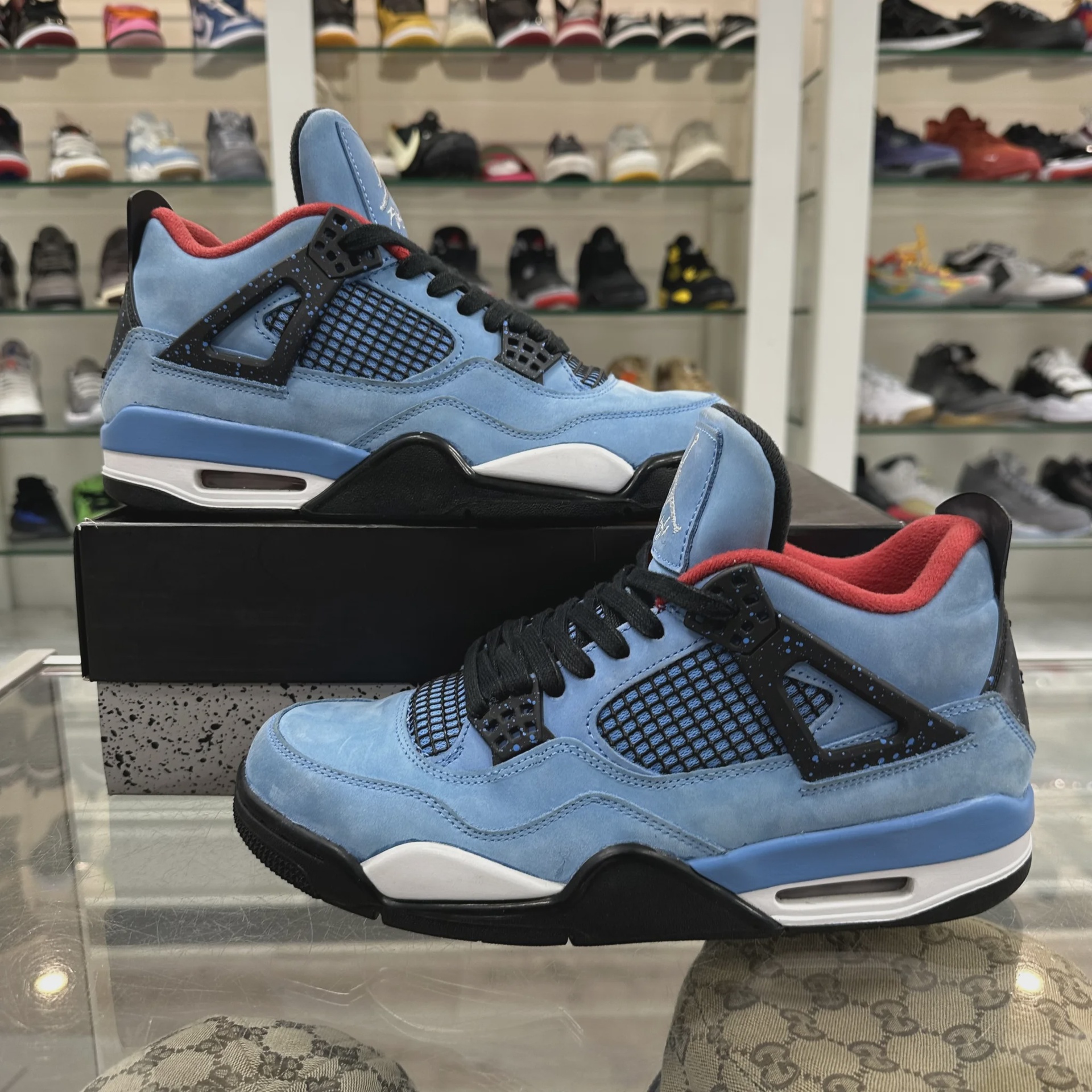 Air Jordan 4 Retro Travis Scott Cactus Jack • Pre-Owned [7454] - photo 2
