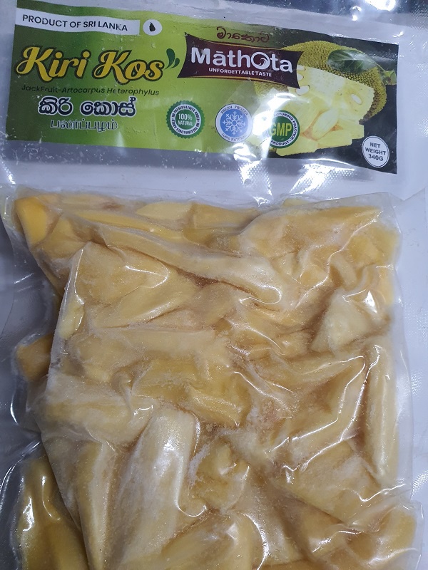 Mathota  Frozen (Kiri Kos ) Jack Fruit 340g (Only On Shop Visits)