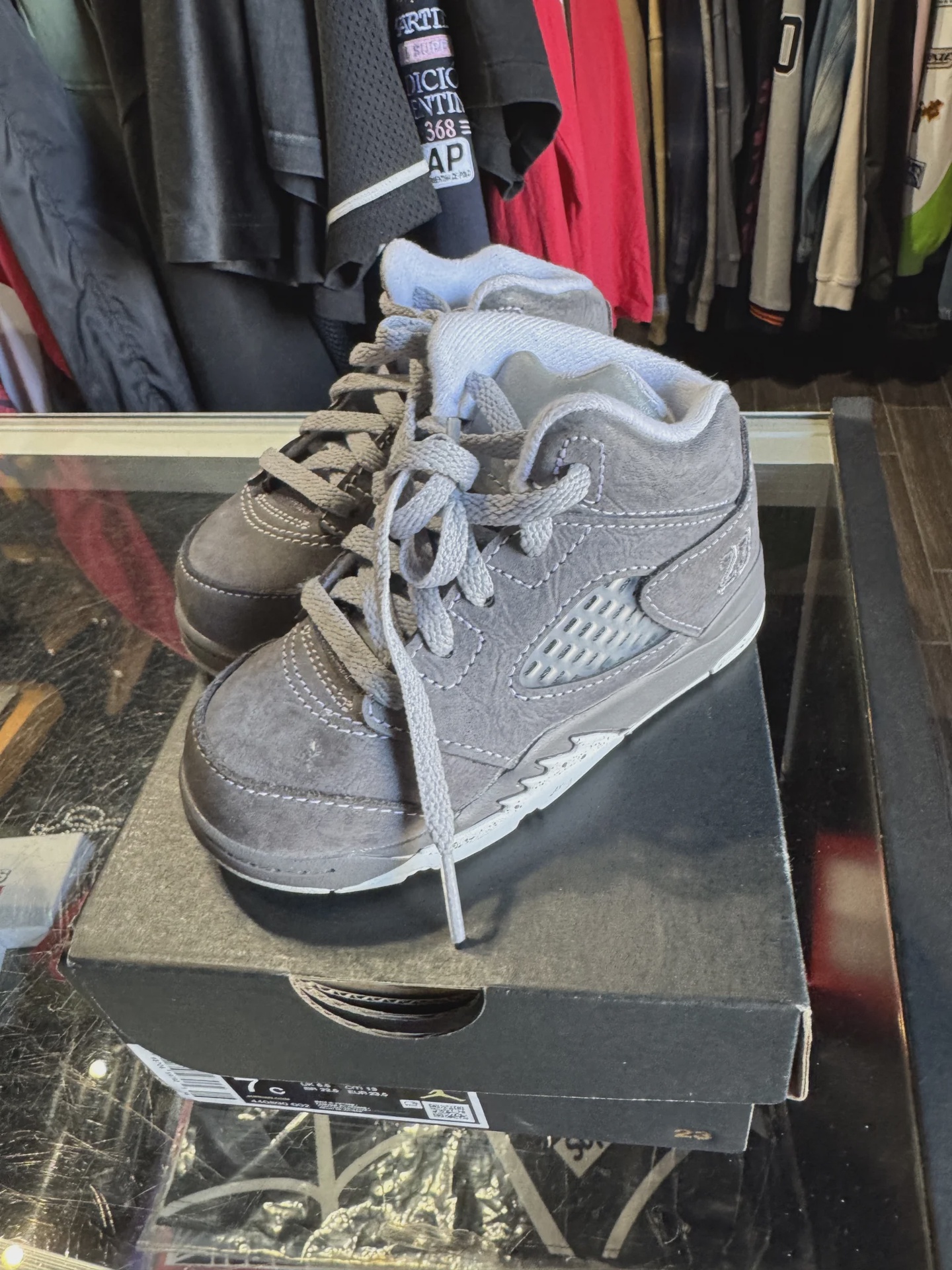 Jordan Air Jordan 5 Retro Wolf Grey (2026) (Toddler) - Size US TD 7C