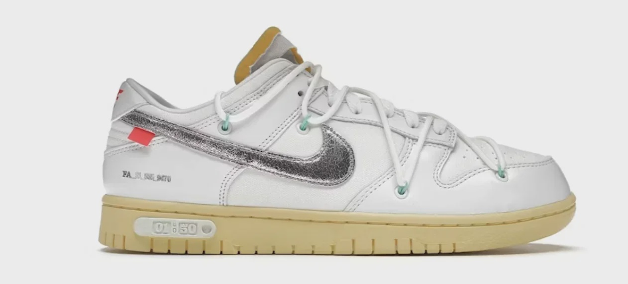 Nike Nike Dunk Low Off-White Lot 1 - Size US M 8.5