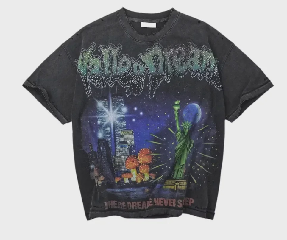 Vale Forever Skyline Bling Tee Black • Brand New [1109]