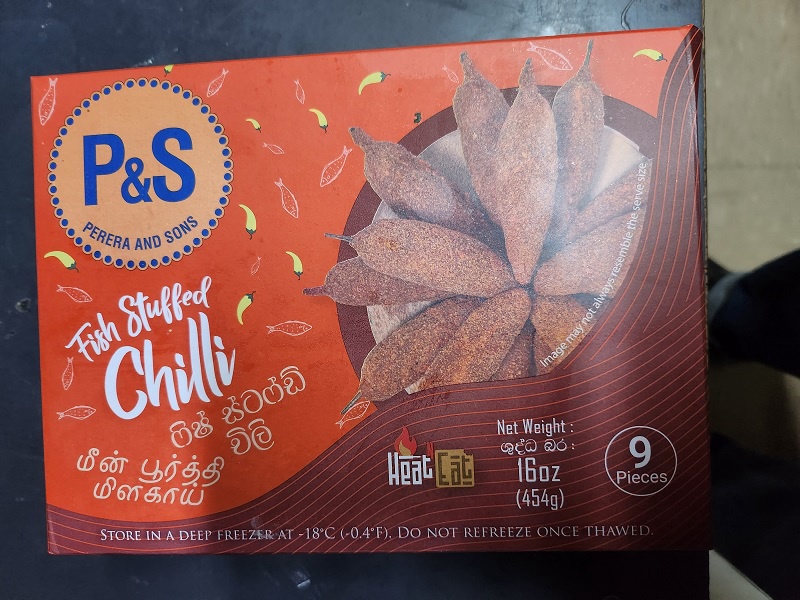 P&S Fish Stuffed Chilli 454g (Only on Shop Visits)