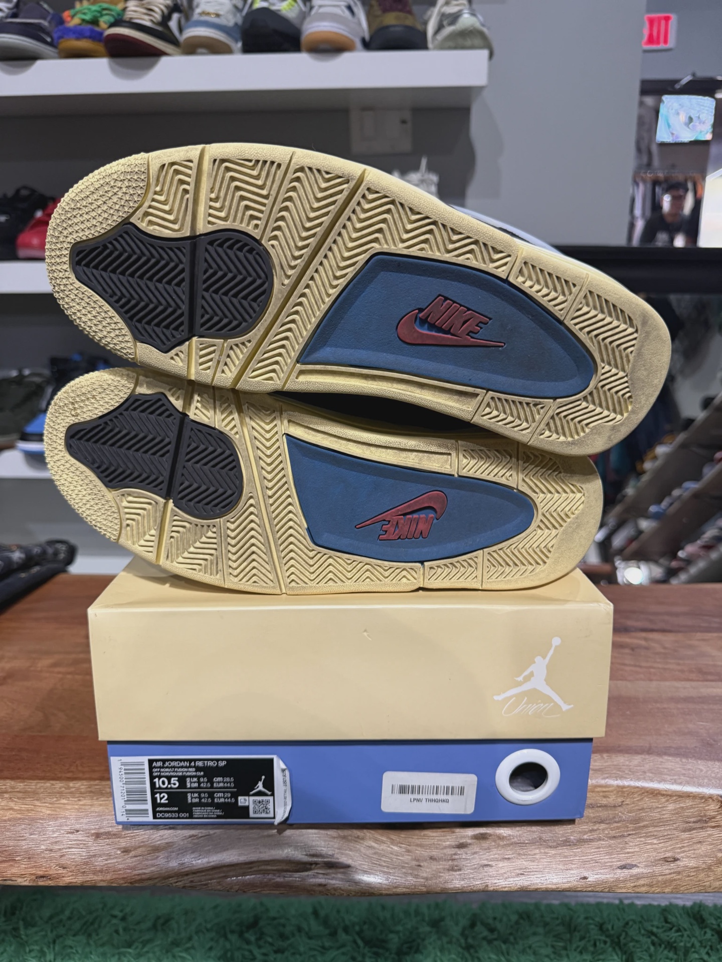 Air Jordan 4 Retro Union Off Noir  • Pre-Owned [0693] 2