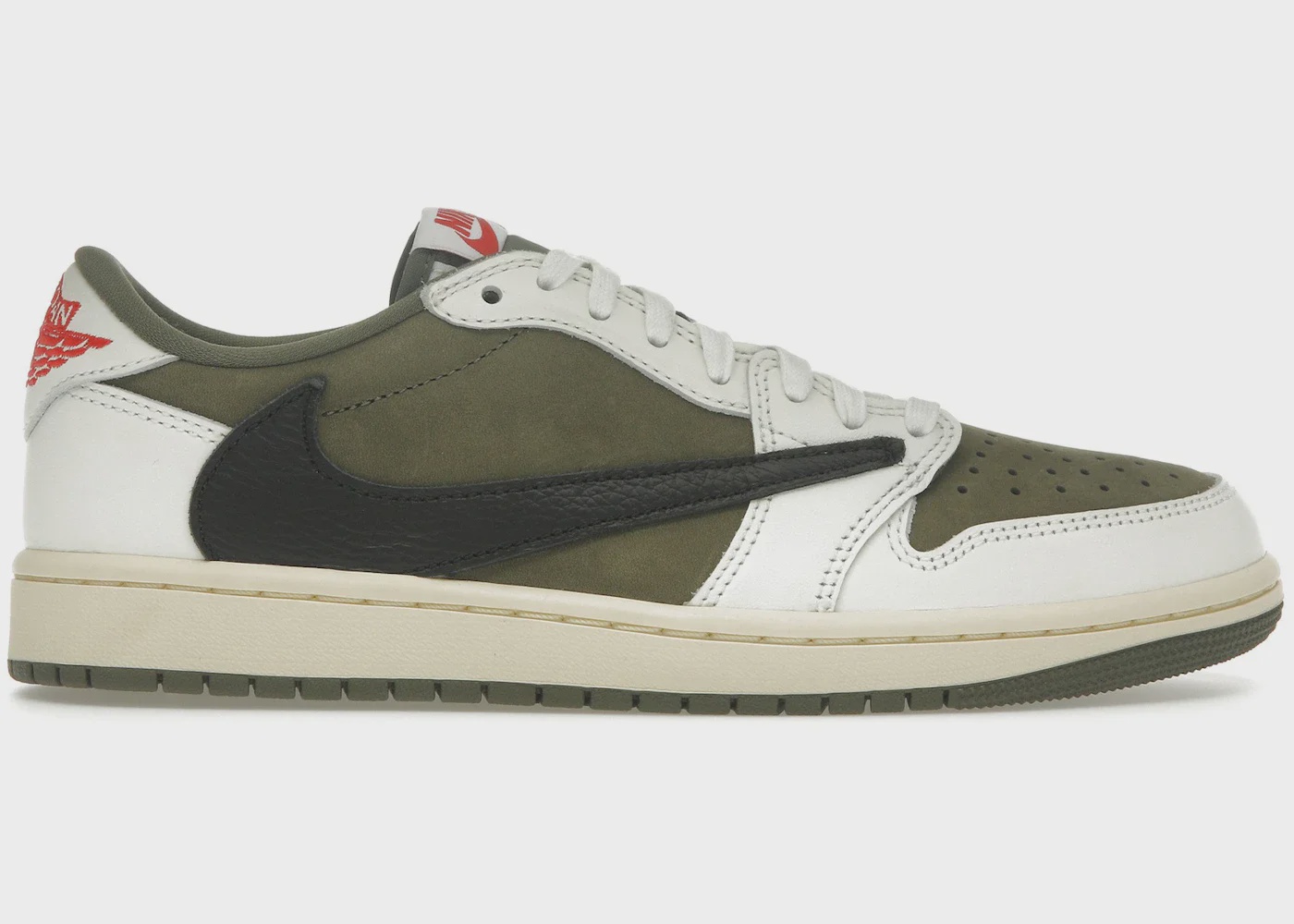 Jordan Air Jordan 1 Retro Low Original SP Travis Scott Medium Olive - Size US M 10.5