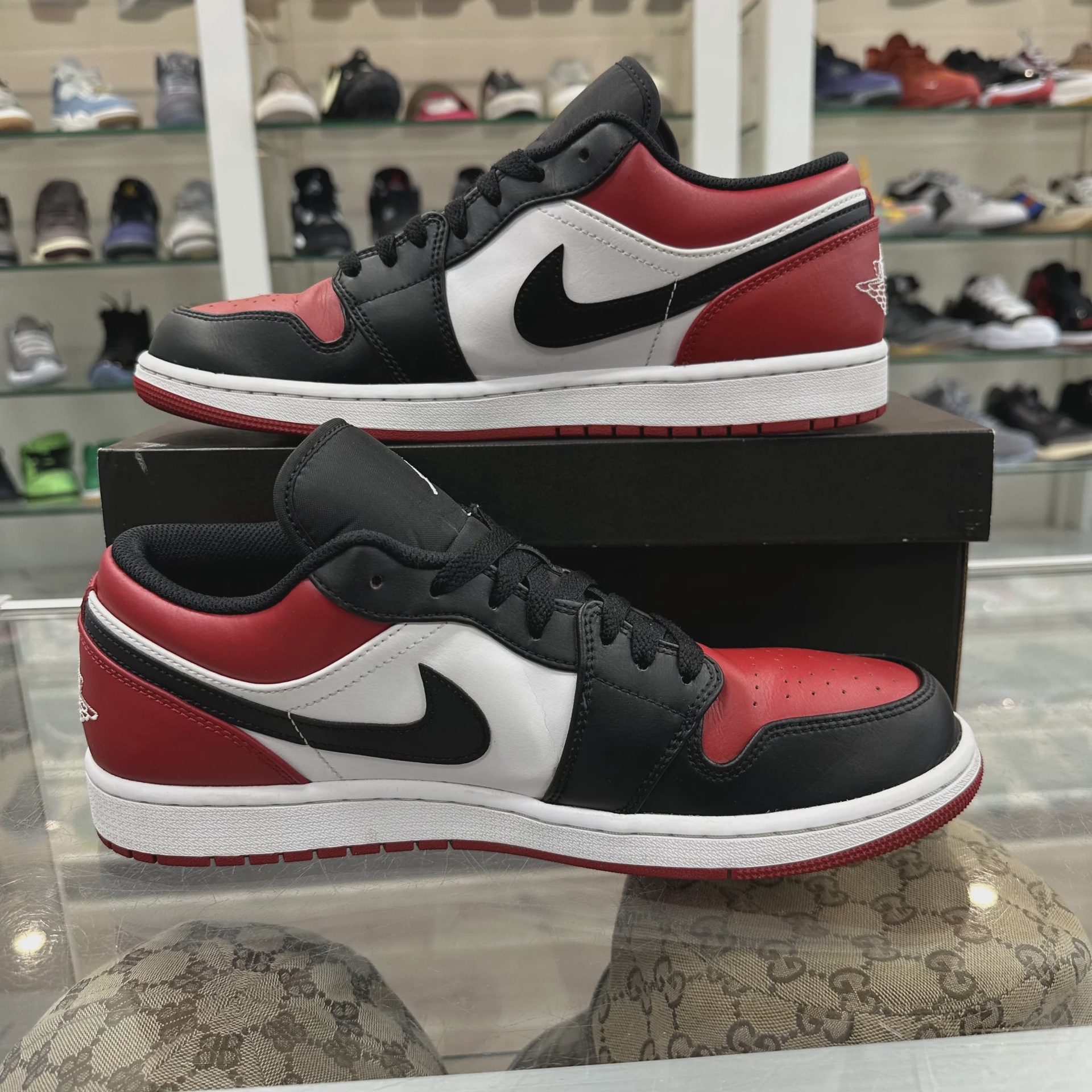Jordan 1 Low Black Red Toe • Pre-Owned [3194] - photo 8