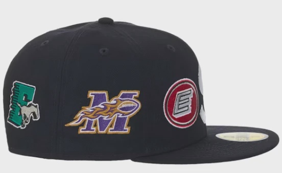 Supreme Mascots S Logo New Era 59Fifty Fitted Cap Navy • Brand New [1359] 3